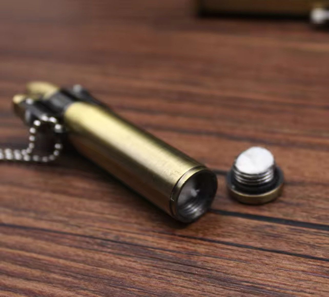 Vintage Brass Lighters With Bullet Fantastic Design Size ONE SIZE - 6 Thumbnail