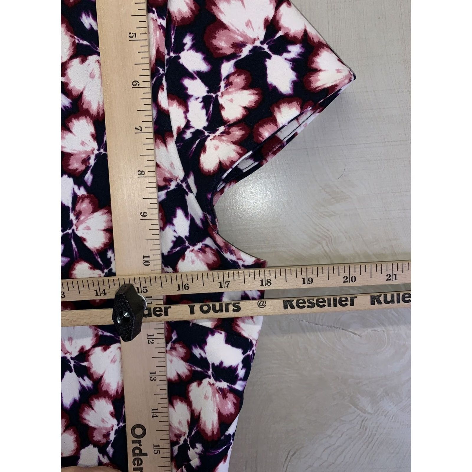 Banana Republic Banana Republic Womens Floral Print Stretch Cap Sleeve Dress Size 8 Multicolor Knee Length 8-7427 N/A Mens Womens Size M / US 6-8 / IT 42-44 - 3 Thumbnail