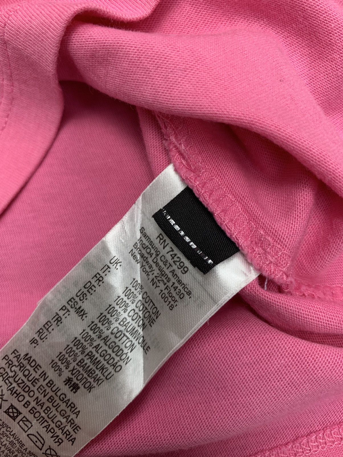 Diesel y2k Diesel Neck Ring Design Pink Top Tee Size S / US 4 / IT 40 - 6 Thumbnail