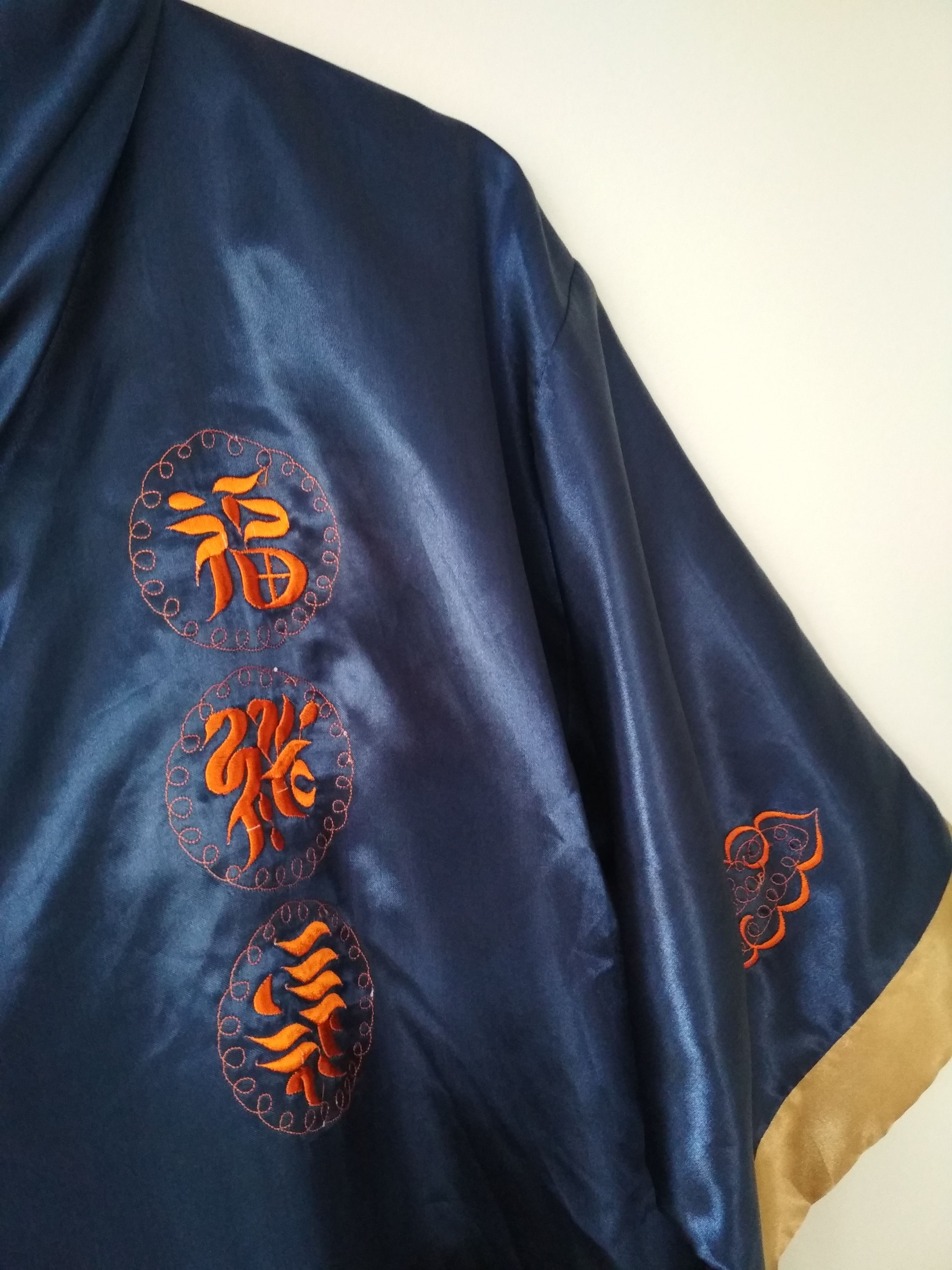 Japanese Brand Zhi Cheng double-sided kimono embroidered tiger dragon Size US XXL / EU 58 / 5 - 9 Thumbnail