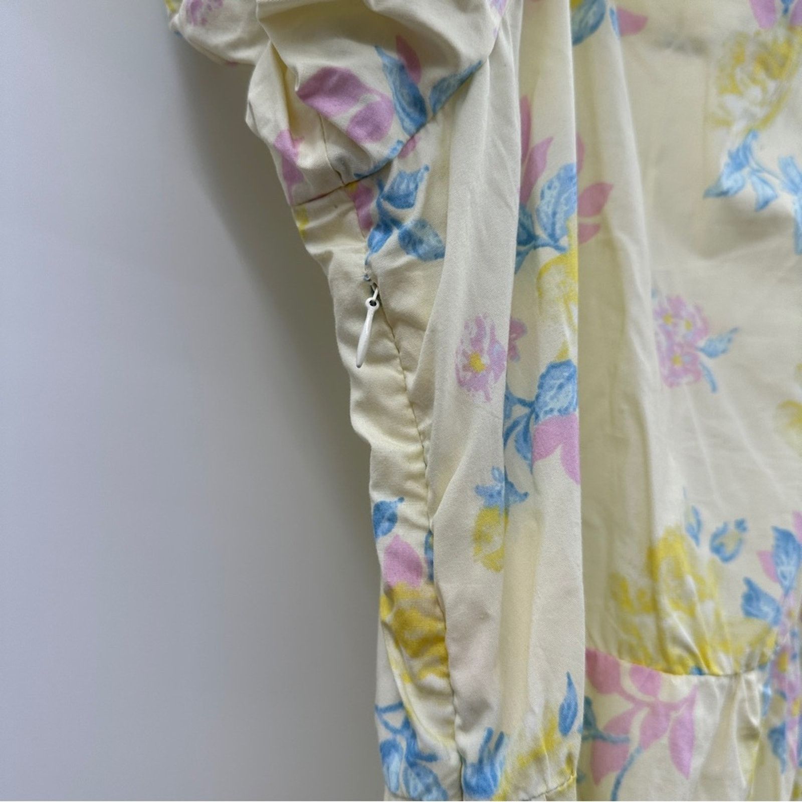 LoveShackFancy LoveShackFancy x Target Ines Yellow Floral Maxi Dress Sz 10 Size L / US 10 / IT 46 - 6 Thumbnail