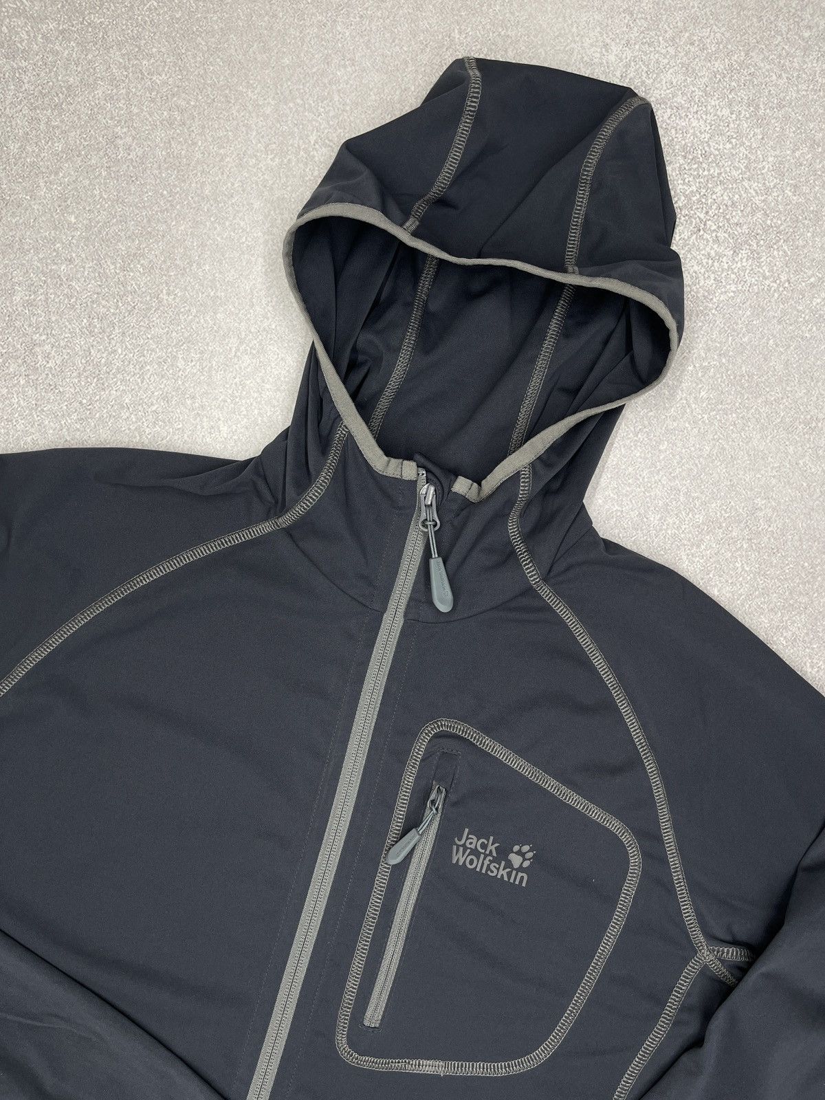 Jack Wolfskin Mens Jack Wolfskin Light Jacket Grey Outdoor Gorpcore Size US XL / EU 56 / 4 - 4 Thumbnail