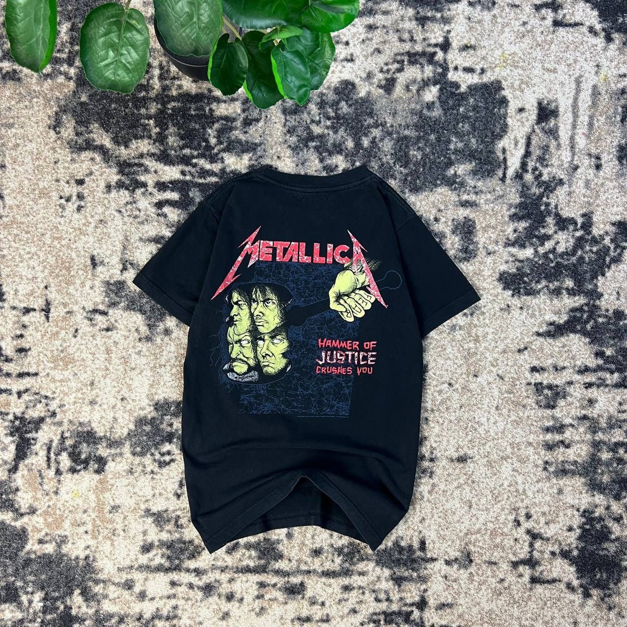 Metallica Metallica Vintage Y2K Two-Sides Logo Rock Band T-Shirt 1TS79 Size US M / EU 48-50 / 2 - 2 Thumbnail