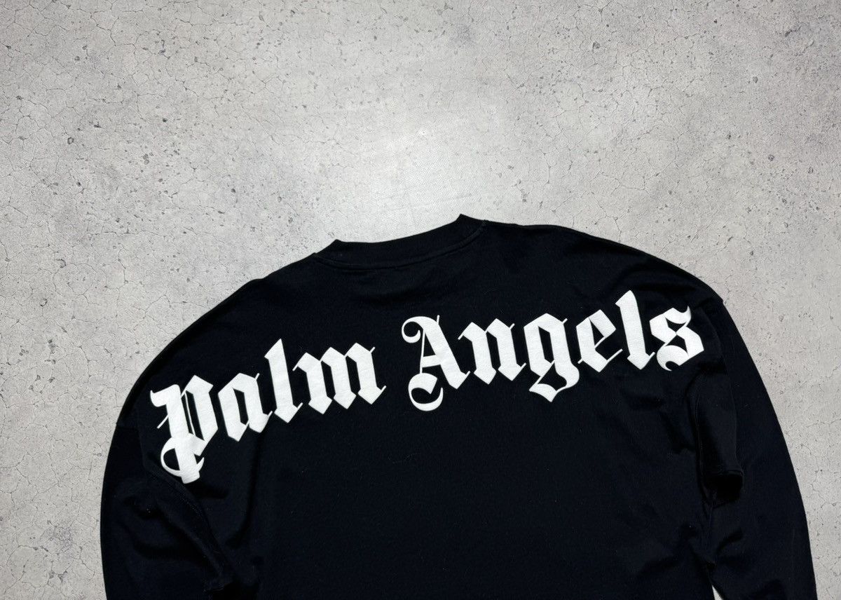 Palm Angels Palm Angels Big Logo Long Sleeve Luxury Black Size XS Size US XS / EU 42 / 0 - 13 Thumbnail