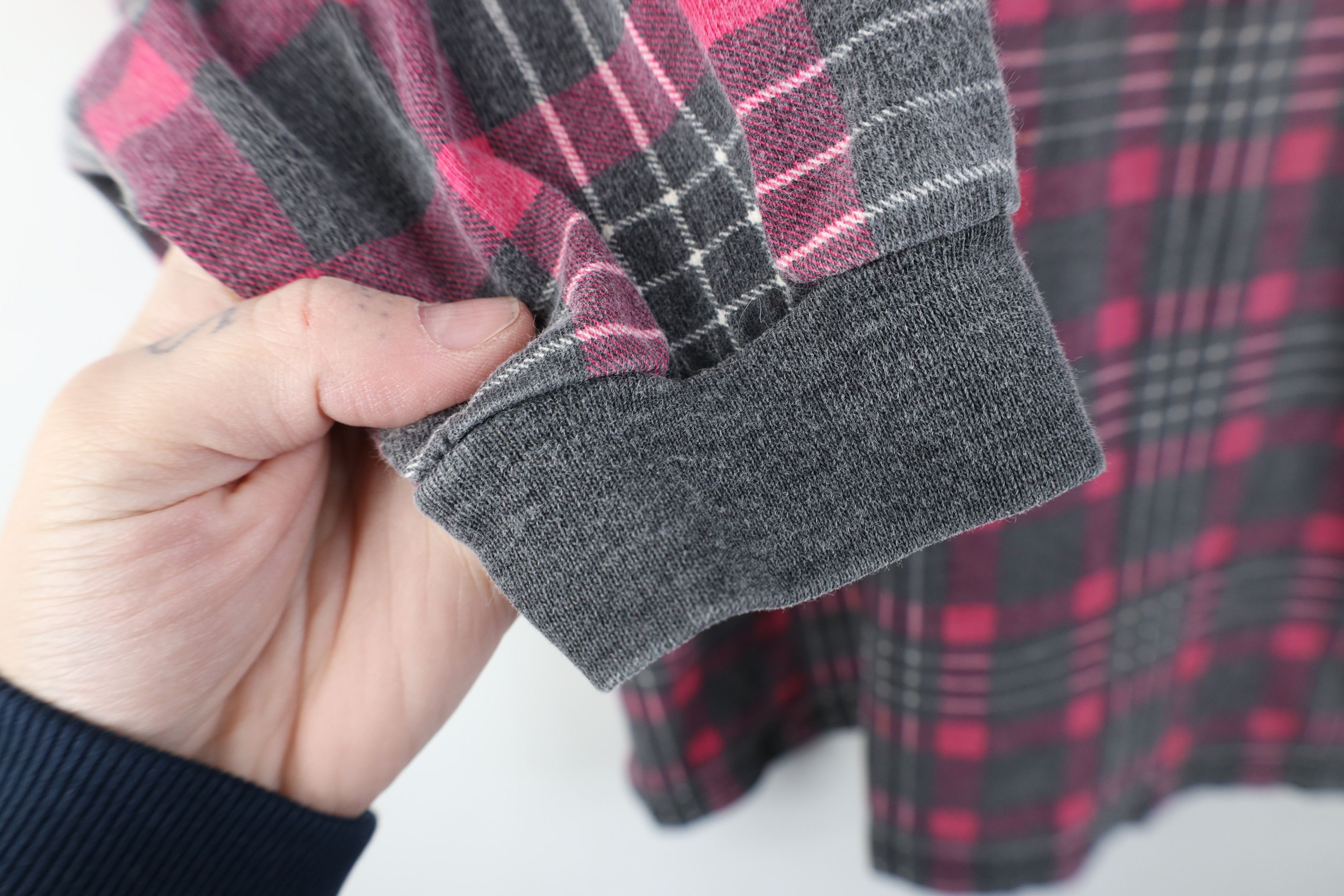 Vintage Vintage 90s Streetwear Collar Long Sleeve Rugby Polo Plaid Size XL / US 12-14 / IT 48-50 - 5 Thumbnail