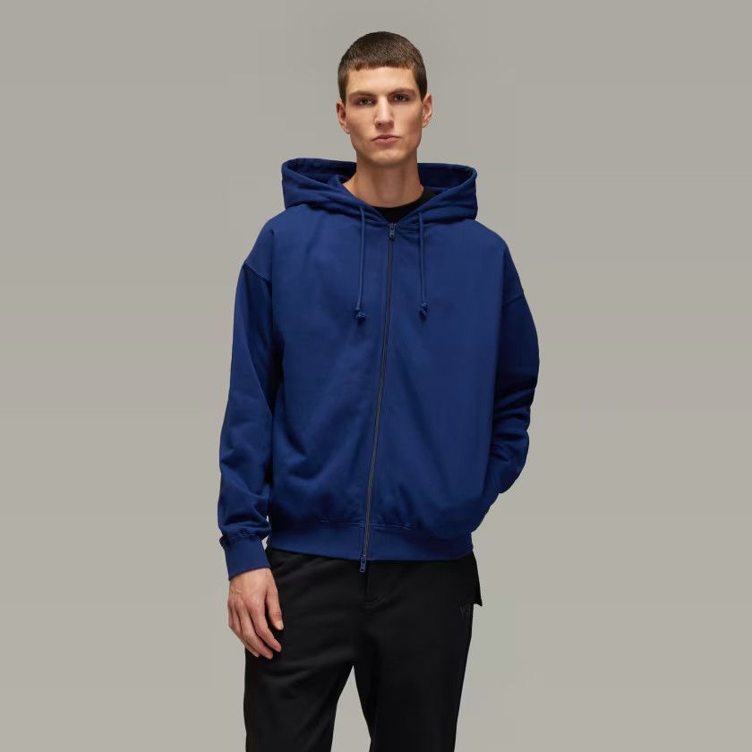 Y-3 o1s22i1n0125 Zip Hoodie in Blue Size US M / EU 48-50 / 2 - 1 Thumbnail