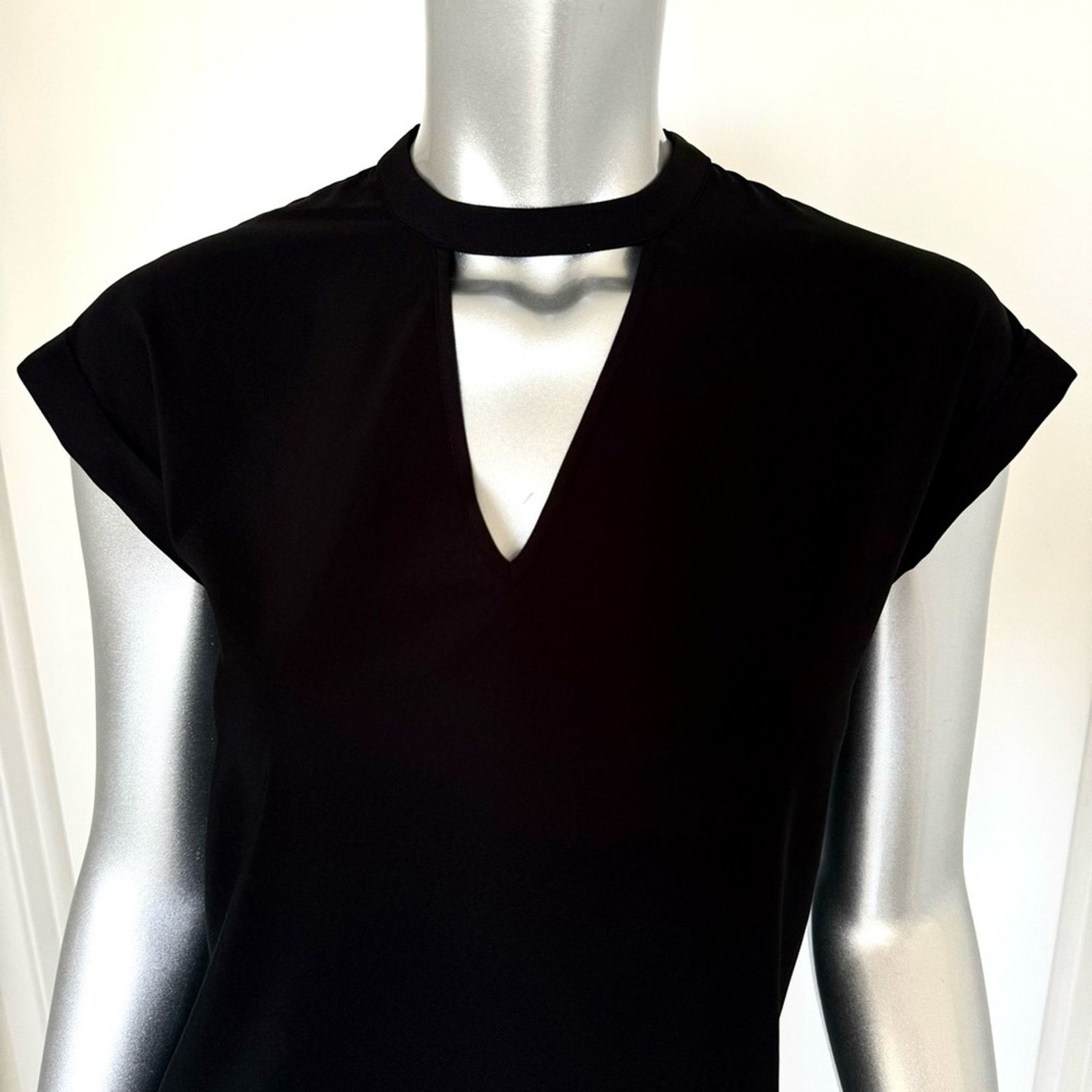 Express NWT! EXPRESS Black Shirt, Size XS Size XS / US 0-2 / IT 36-38 - 2 Thumbnail