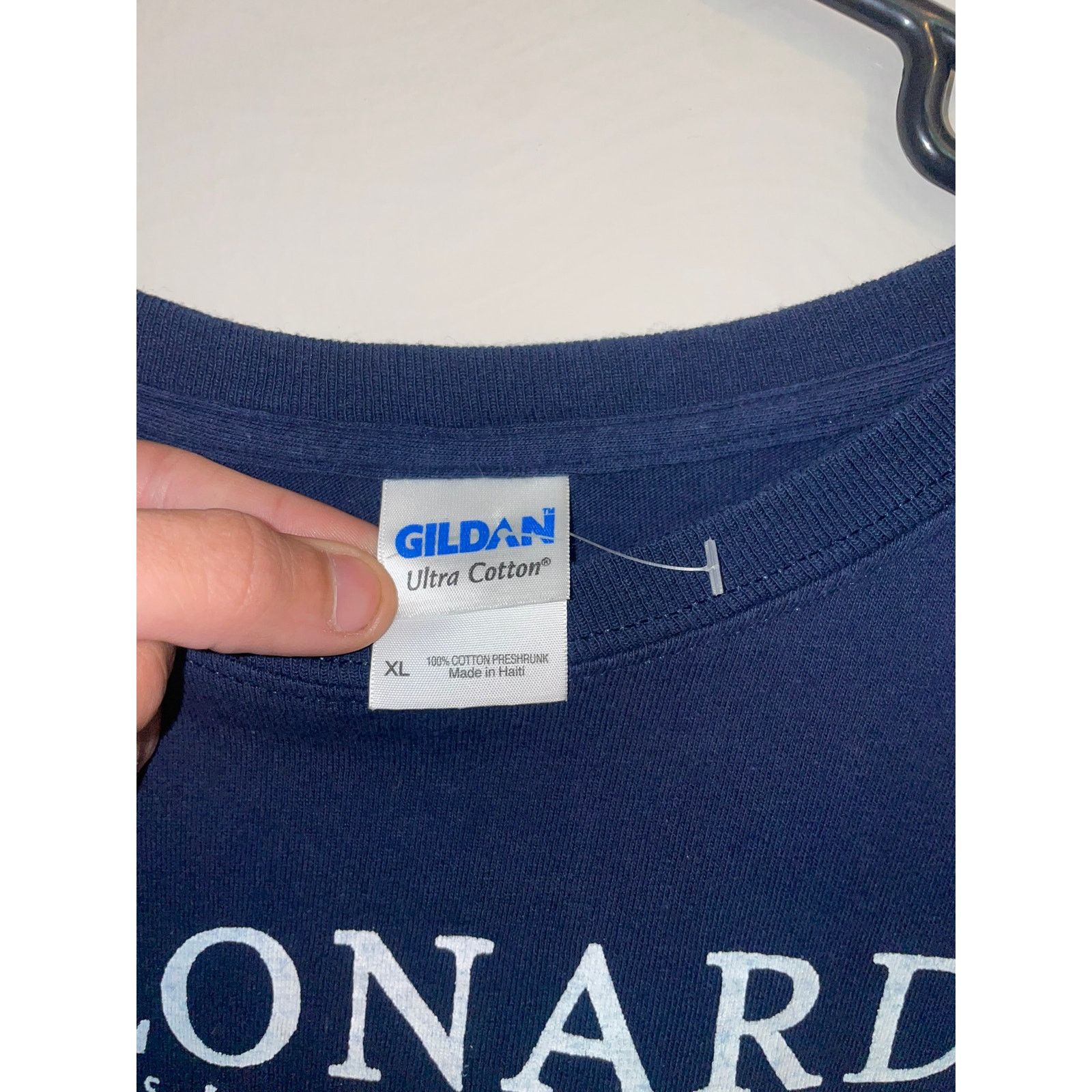 Gildan 2000s Leonardo Da Vinci Blue Bike Design Shirt Tee Y2K XL Size US XL / EU 56 / 4 - 6 Thumbnail