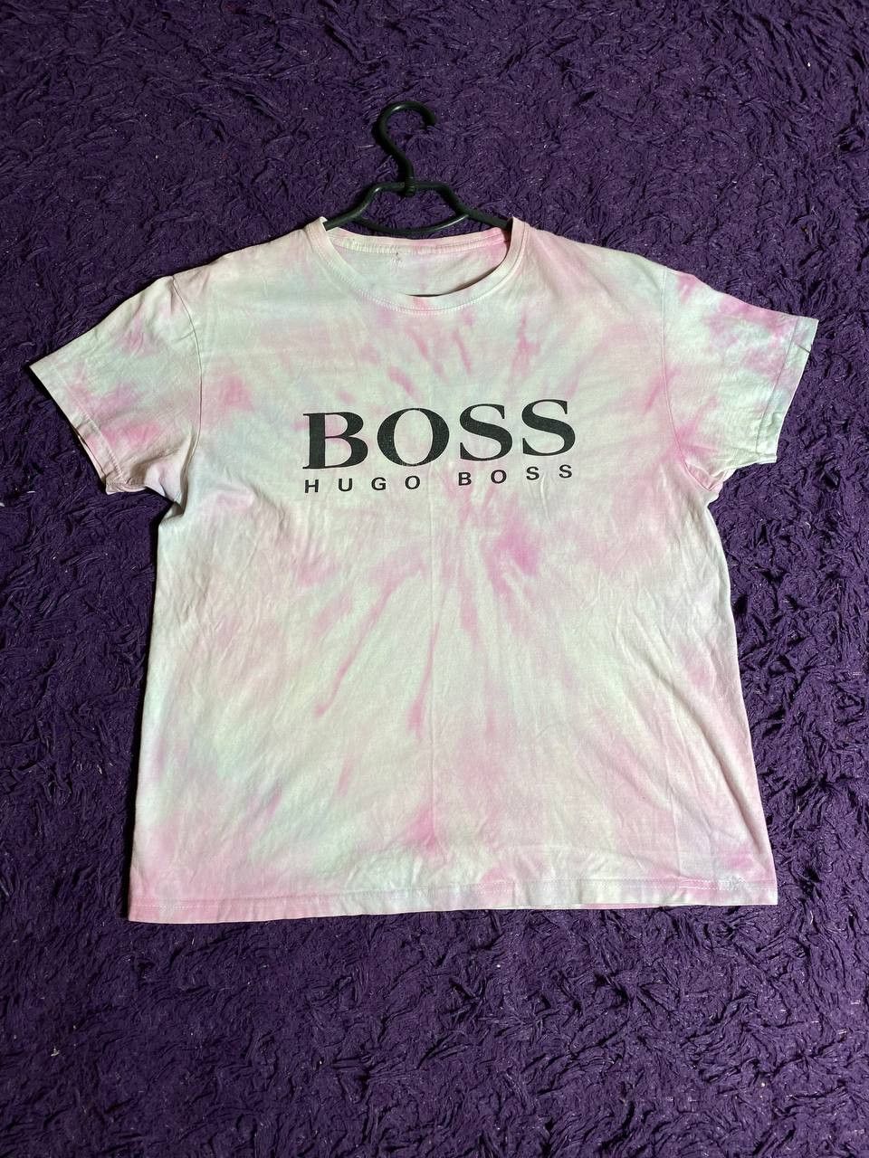 Hugo Boss × Vintage Hugo Boss tee grey big logo Size US M / EU 48-50 / 2 - 4 Thumbnail