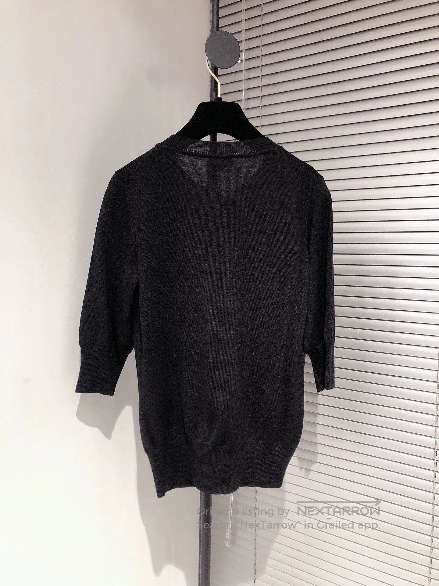 Fendi FENDI Black Sequin Beaded Knit Sweater. Size US S / EU 44-46 / 1 - 2 Thumbnail
