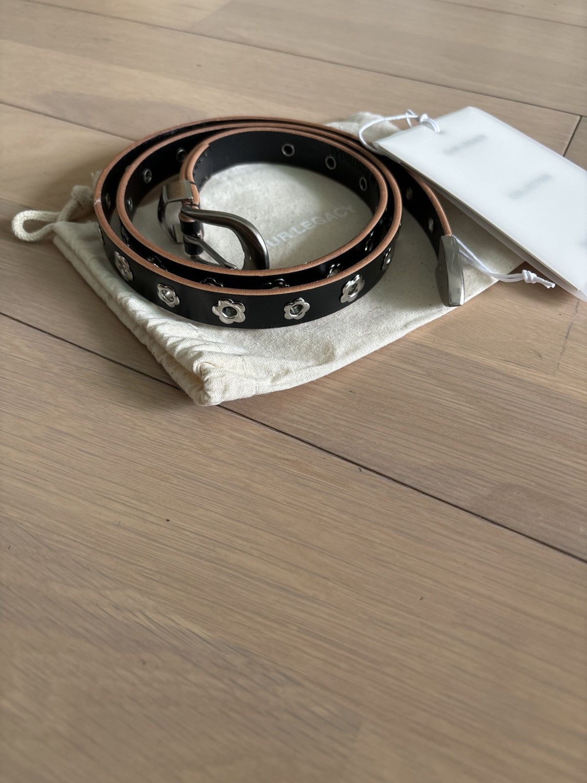 Our Legacy - Block Belt Black Bridle Leather