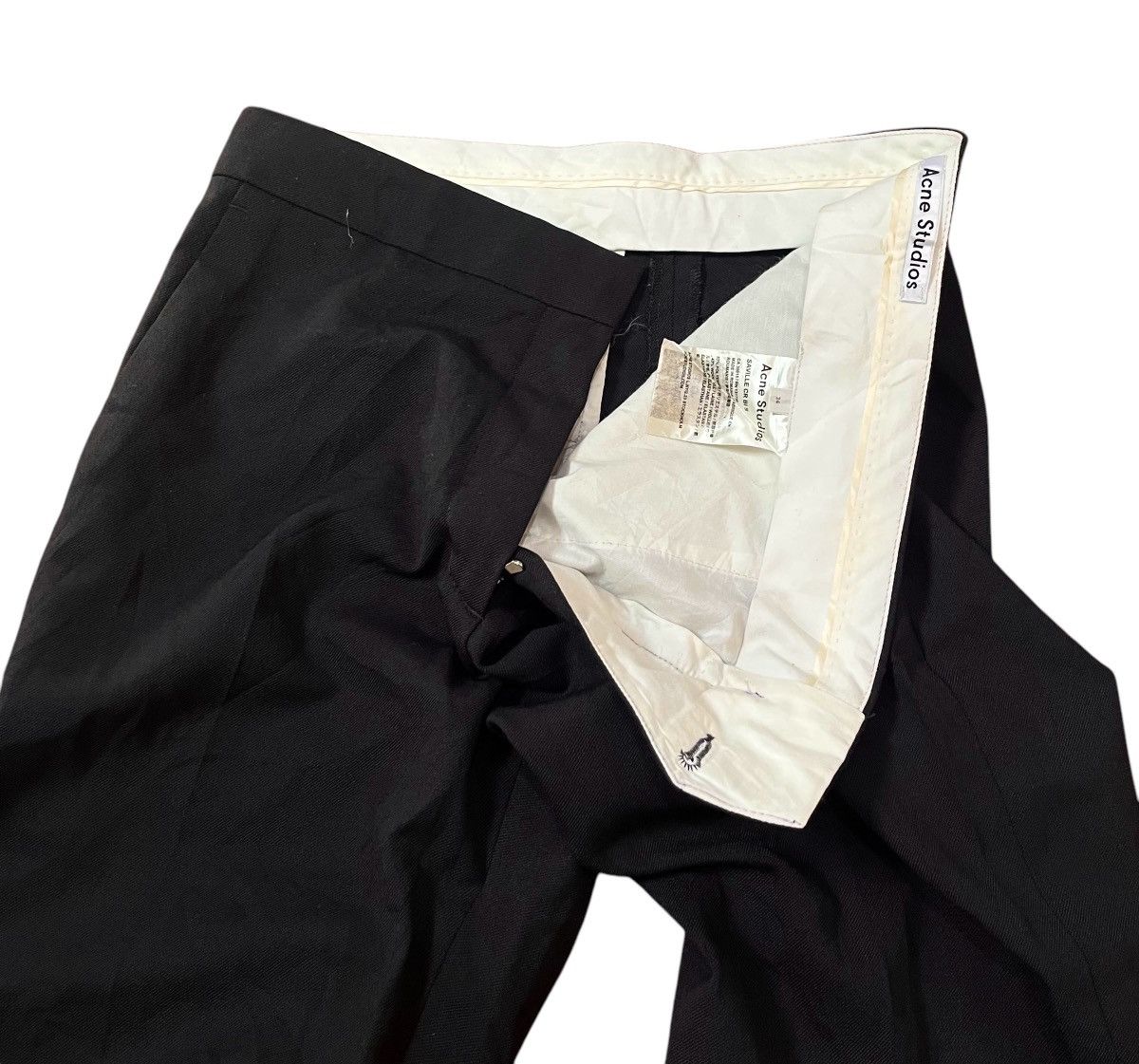 Acne Studios Acne studios saville cr bi s black trousers Size US 30 / EU 46 - 5 Thumbnail