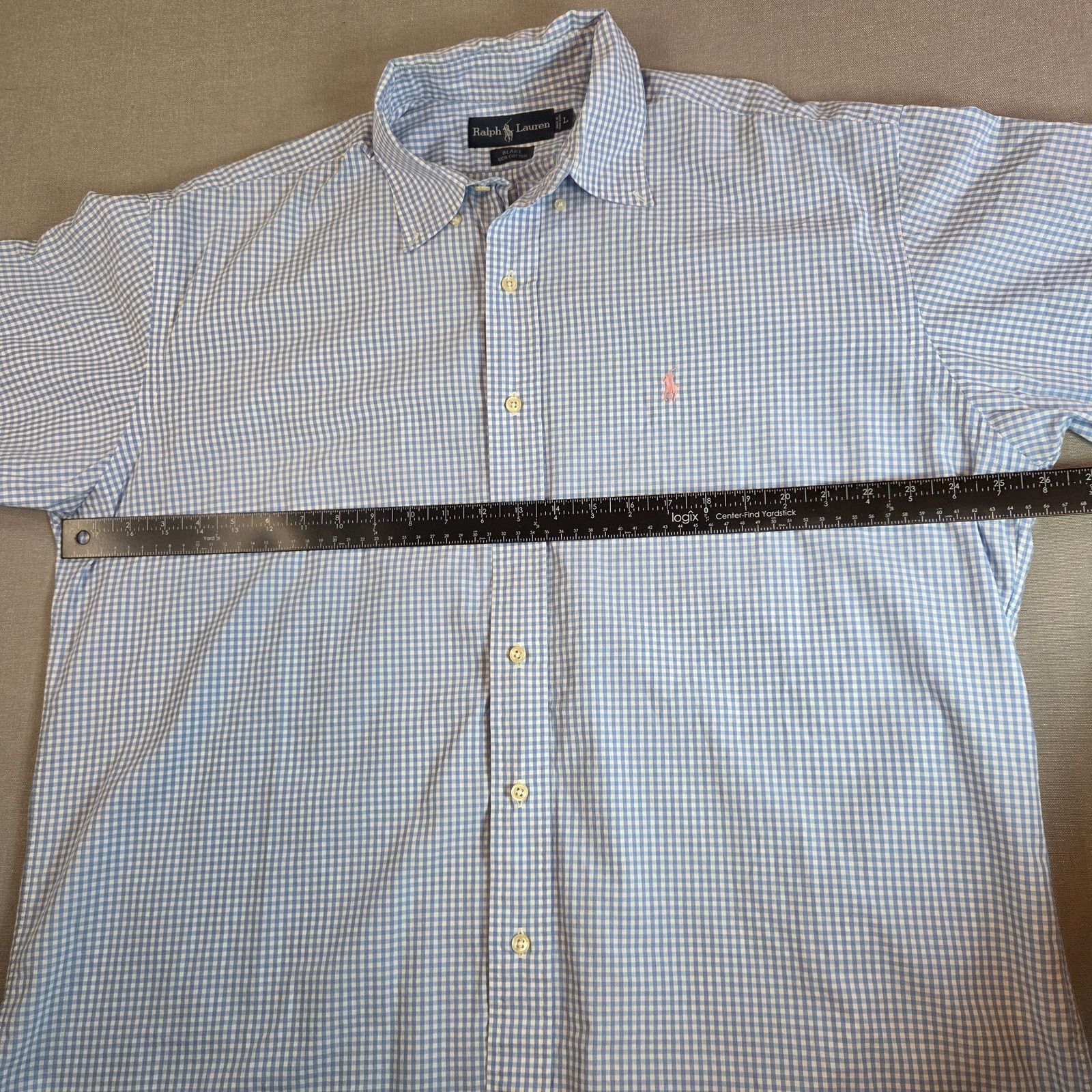 Ralph Lauren Ralph Lauren Blake Blue Check Shirt L Size US L / EU 52-54 / 3 - 9 Thumbnail
