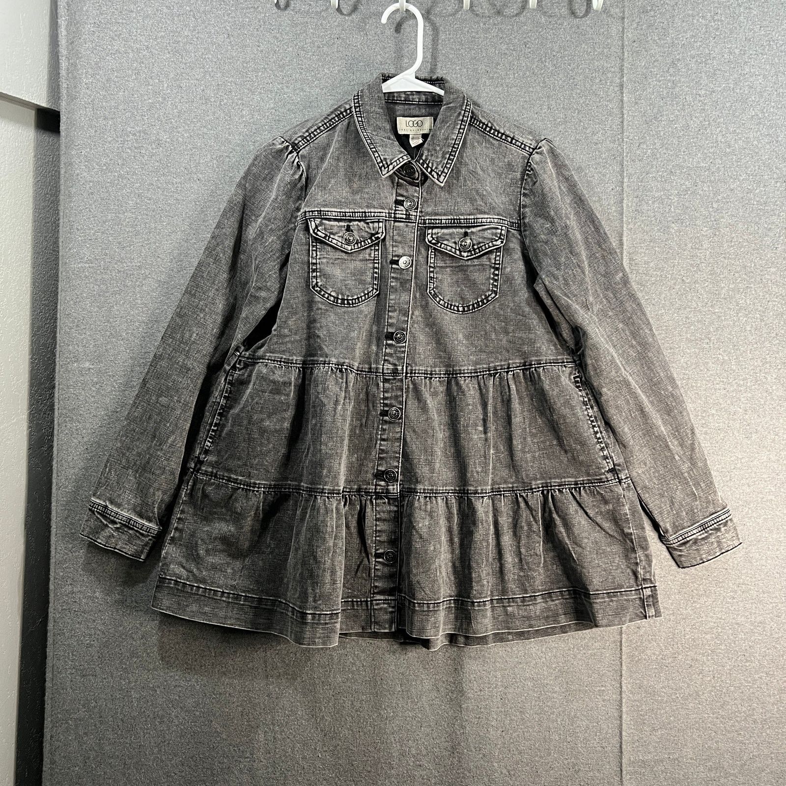 Other LOGO by Lori Goldstein Jeans Jacket Womens Size 2 Size XS / US 0-2 / IT 36-38 - 1 Thumbnail