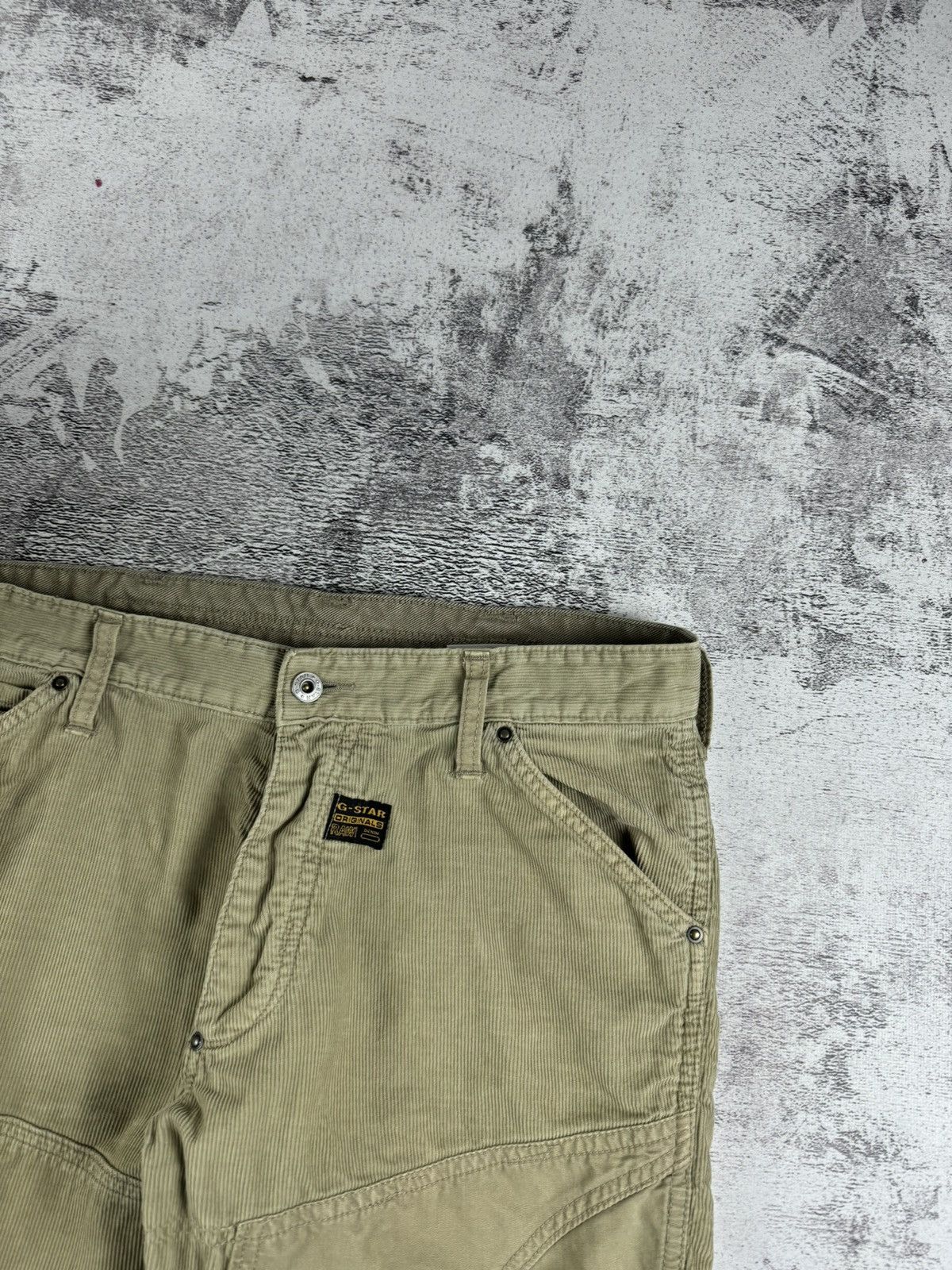 G-Star G-Star Denim Concept Elwood Velvet Y2K Pants Trousers Jeans Size US 33 - 12 Thumbnail