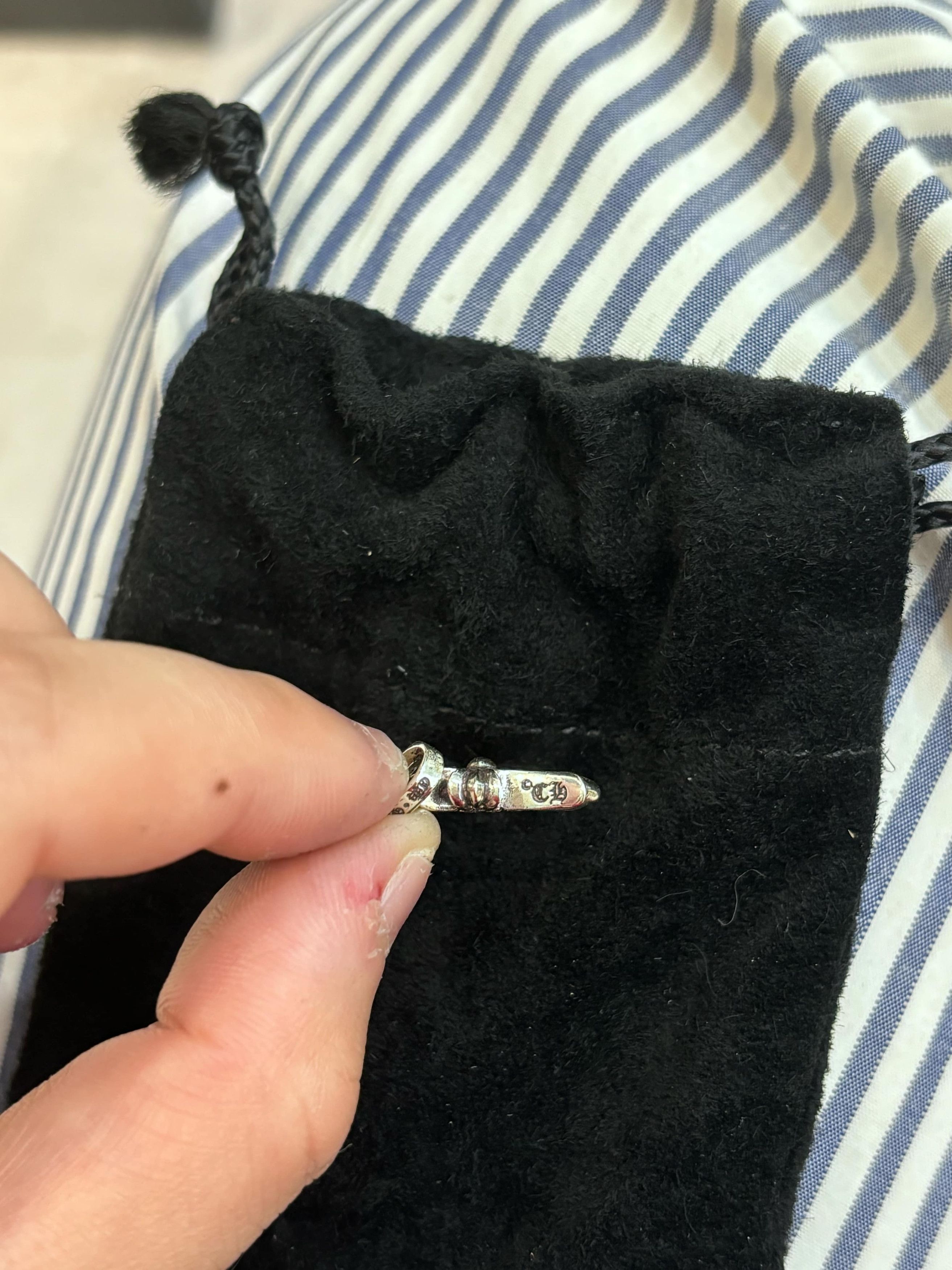 Chrome Hearts CHROME HEARTS Cross Baby Fat Sliver Charm Diamond Size ONE SIZE - 8 Thumbnail