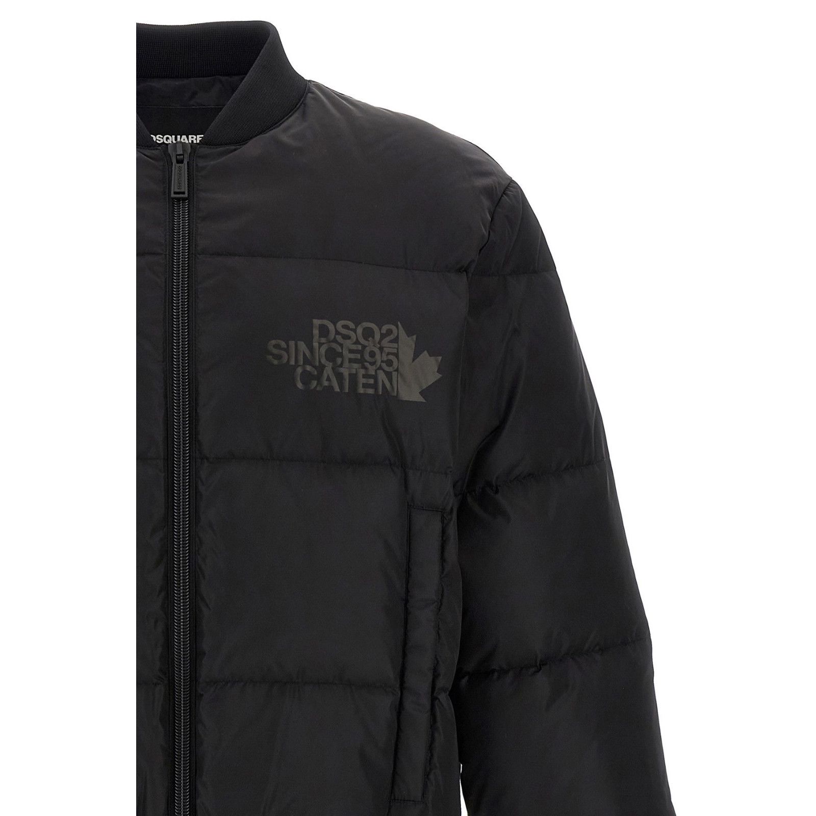 Dsquared2 DSQUARED2 Padded Black Bomber Jacket New & Authentic (Men's Size US L / EU 52-54 / 3 - 3 Thumbnail