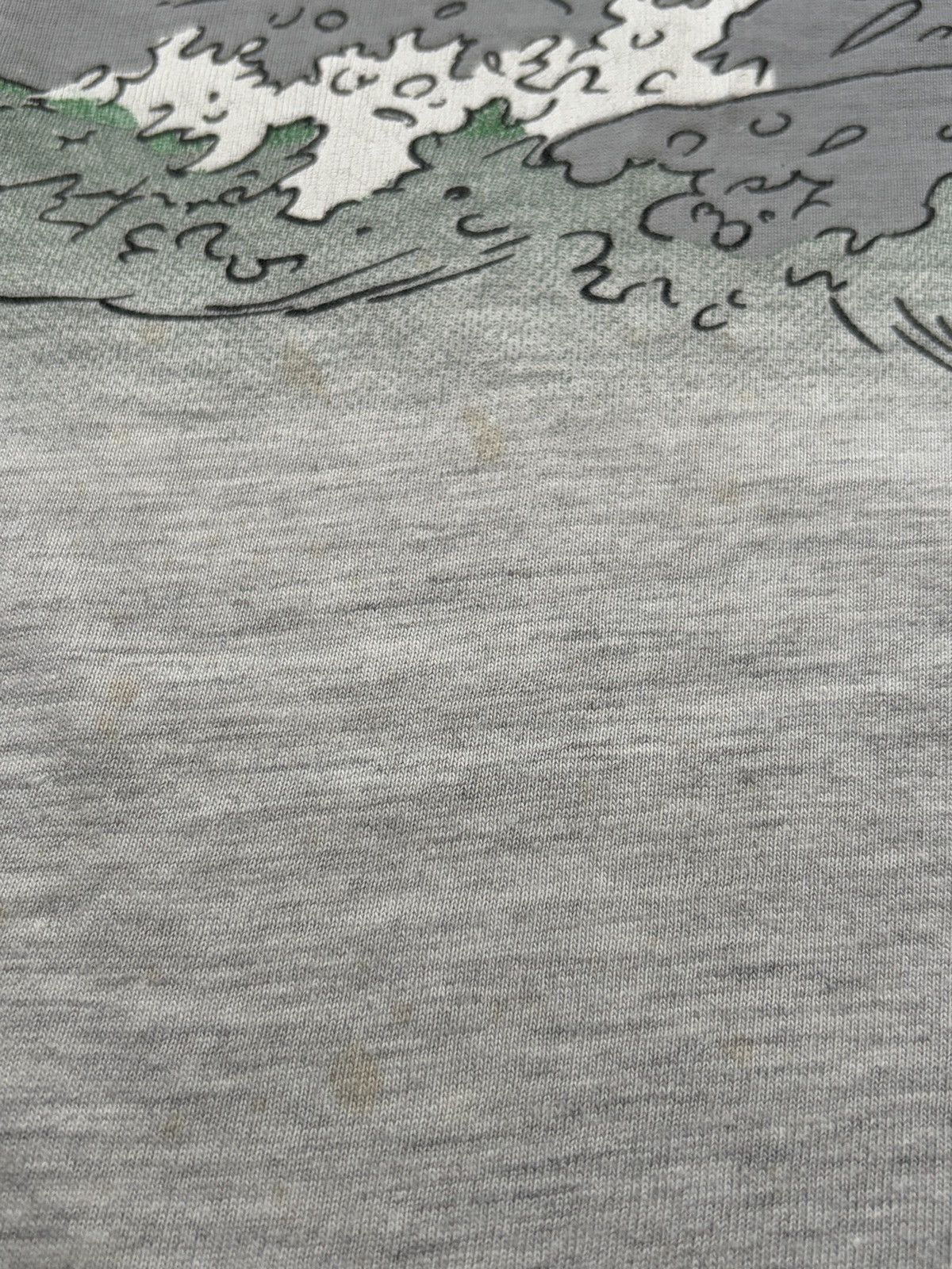 Vintage Gaston Lagaffe Comics 1999 MARSU Gray Wide T-shirt Size US L / EU 52-54 / 3 - 7 Thumbnail