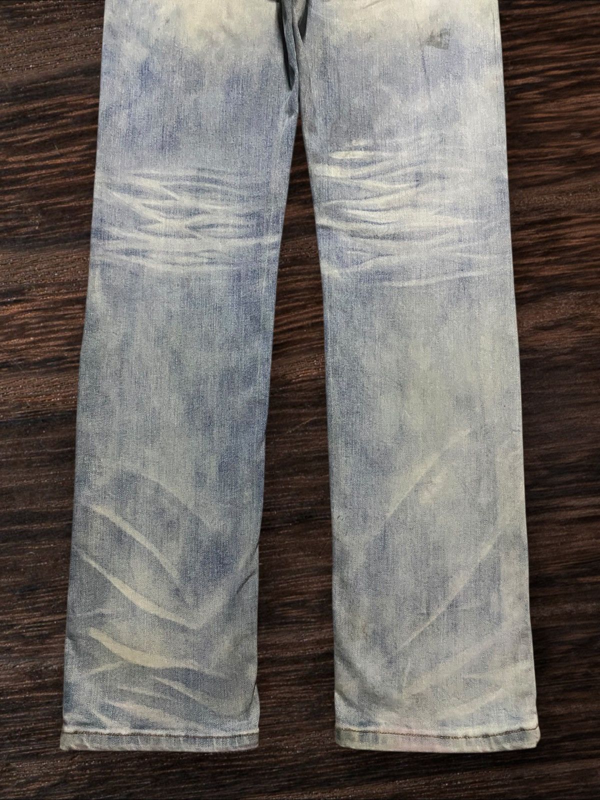 Other Peoples Republic Union Wash&Wash Distressed Denim Fade Jeans Size US 31 - 6 Thumbnail