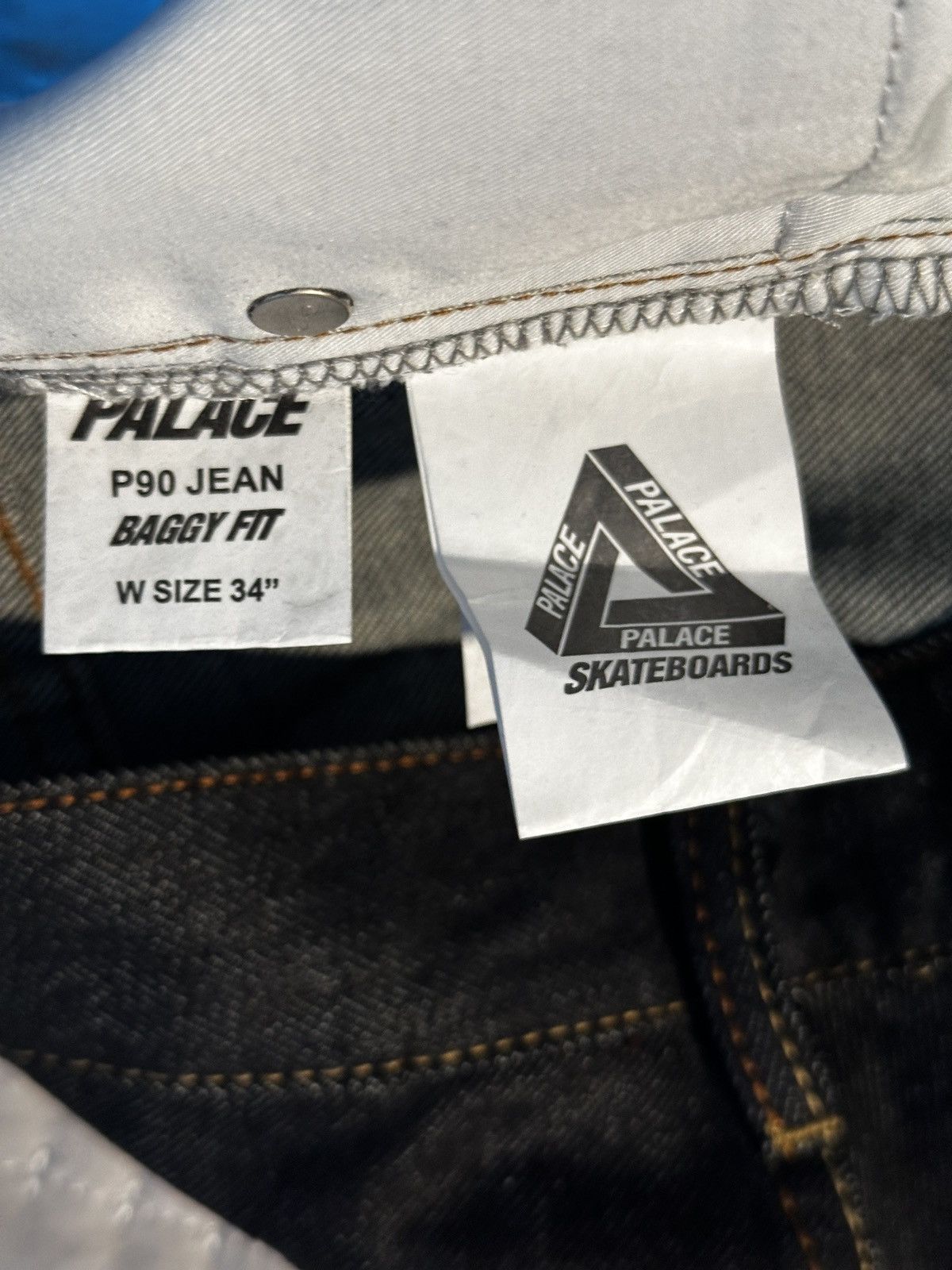 Palace P90 Baggy Jeans Size 34