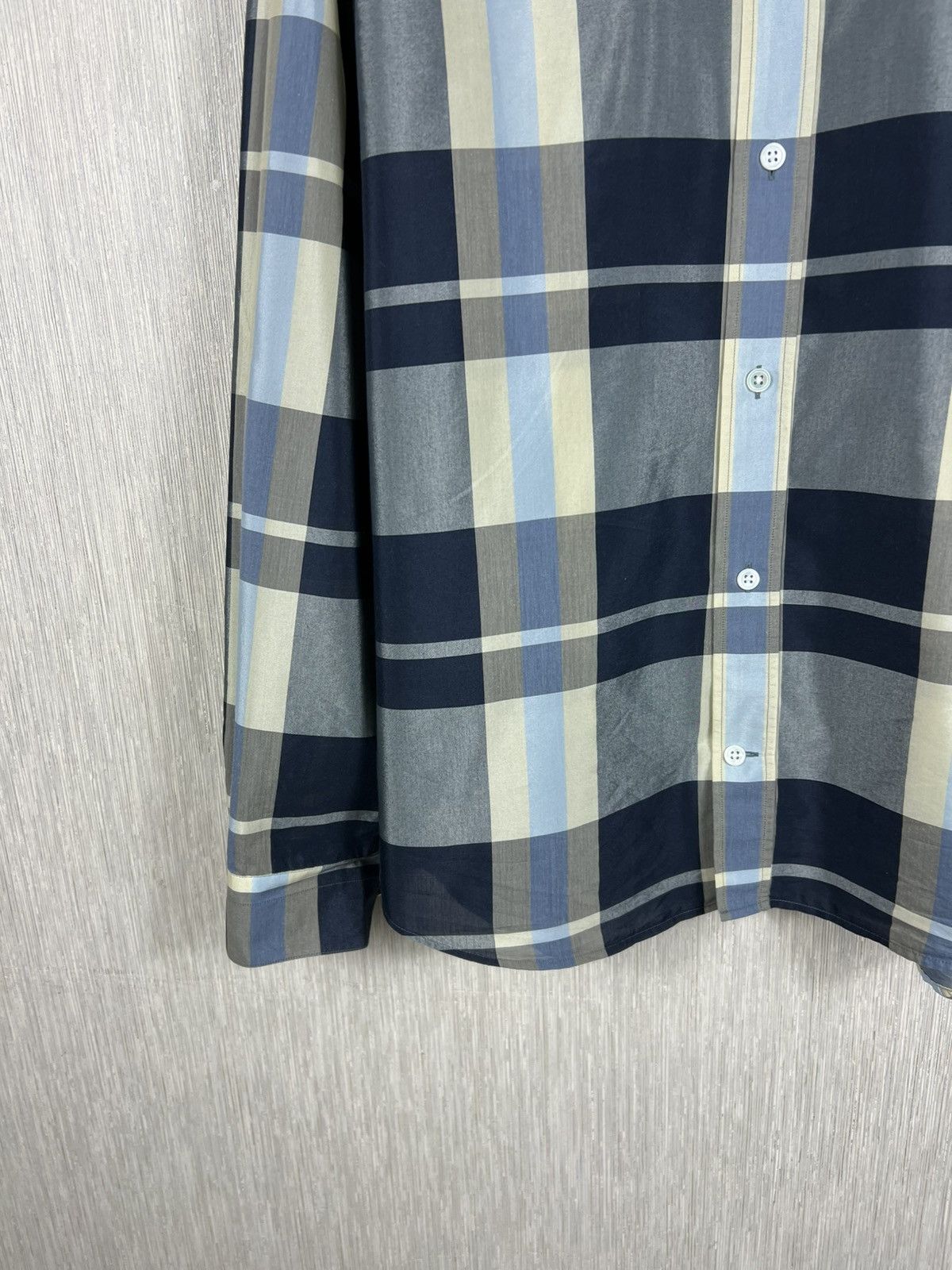 Acne Studios Acne Studios classic fit Jeffrey Mul Ch PSS16 checked shirt Size US L / EU 52-54 / 3 - 5 Thumbnail