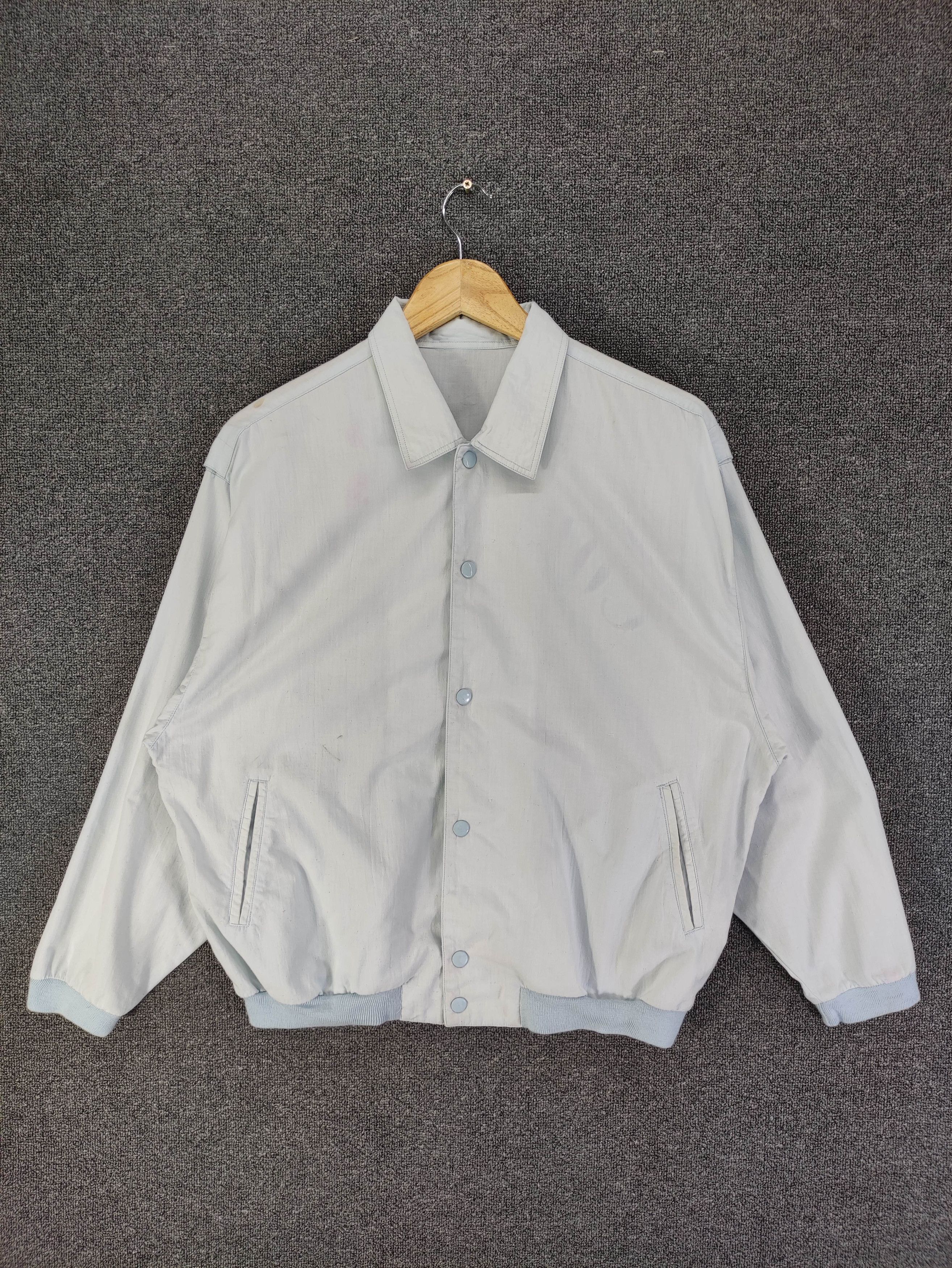 Japanese Brand Vintage Center Clease Homme Thin Jacket Snap Button Size L / US 10 / IT 46 - 2 Thumbnail