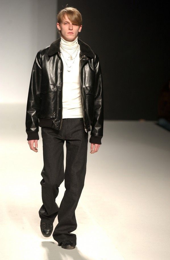 Raf Simons AW03 Dazzle Ships | OMD leather jacket Size US M / EU 48-50 / 2 - 10 Thumbnail