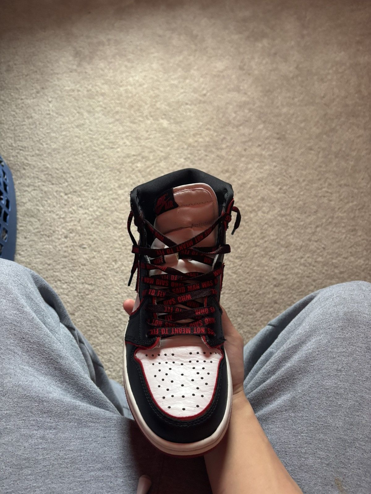 Jordan Brand Jordan 1 Bloodlines Size US 8.5 / EU 41-42 - 9 Thumbnail