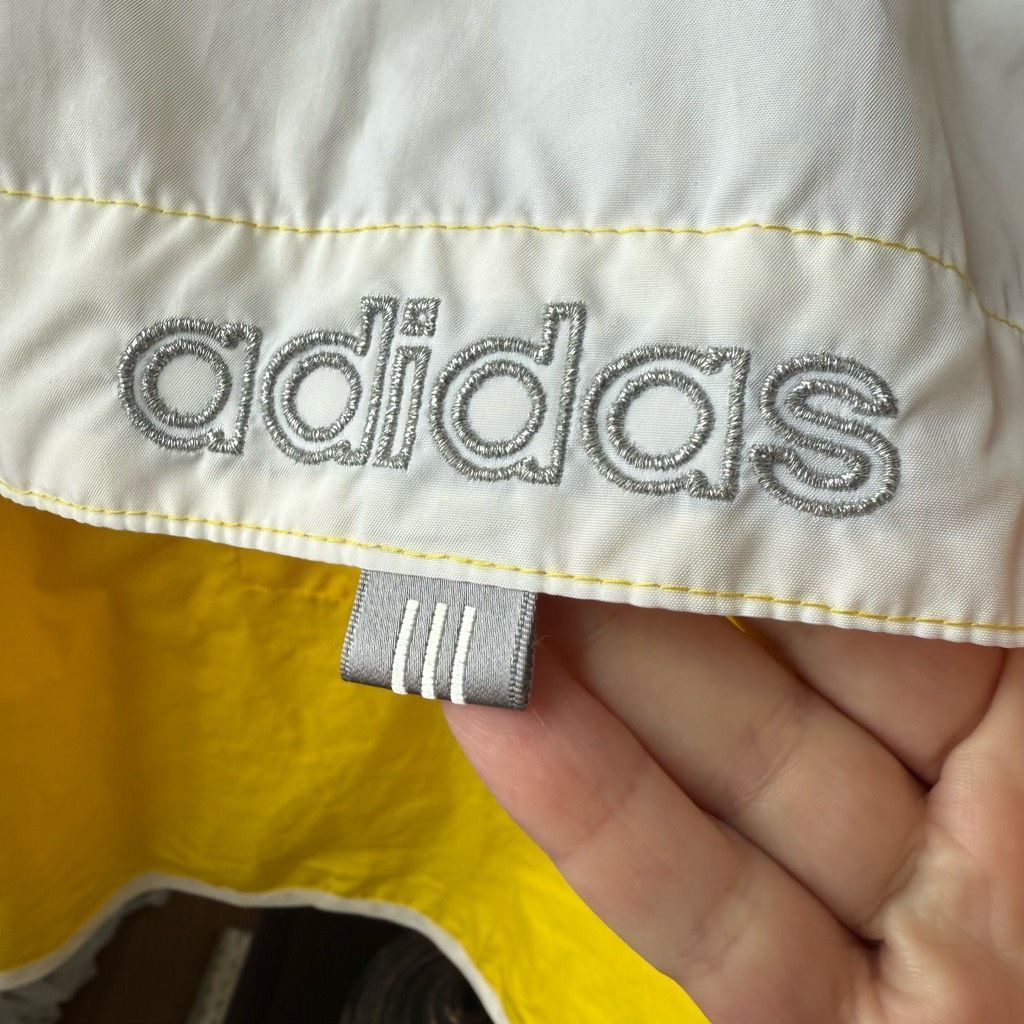 Adidas Vintage Adidas 90s Sleeveless Windbreaker Hooded Vest Yellow Size M / US 6-8 / IT 42-44 - 11 Thumbnail