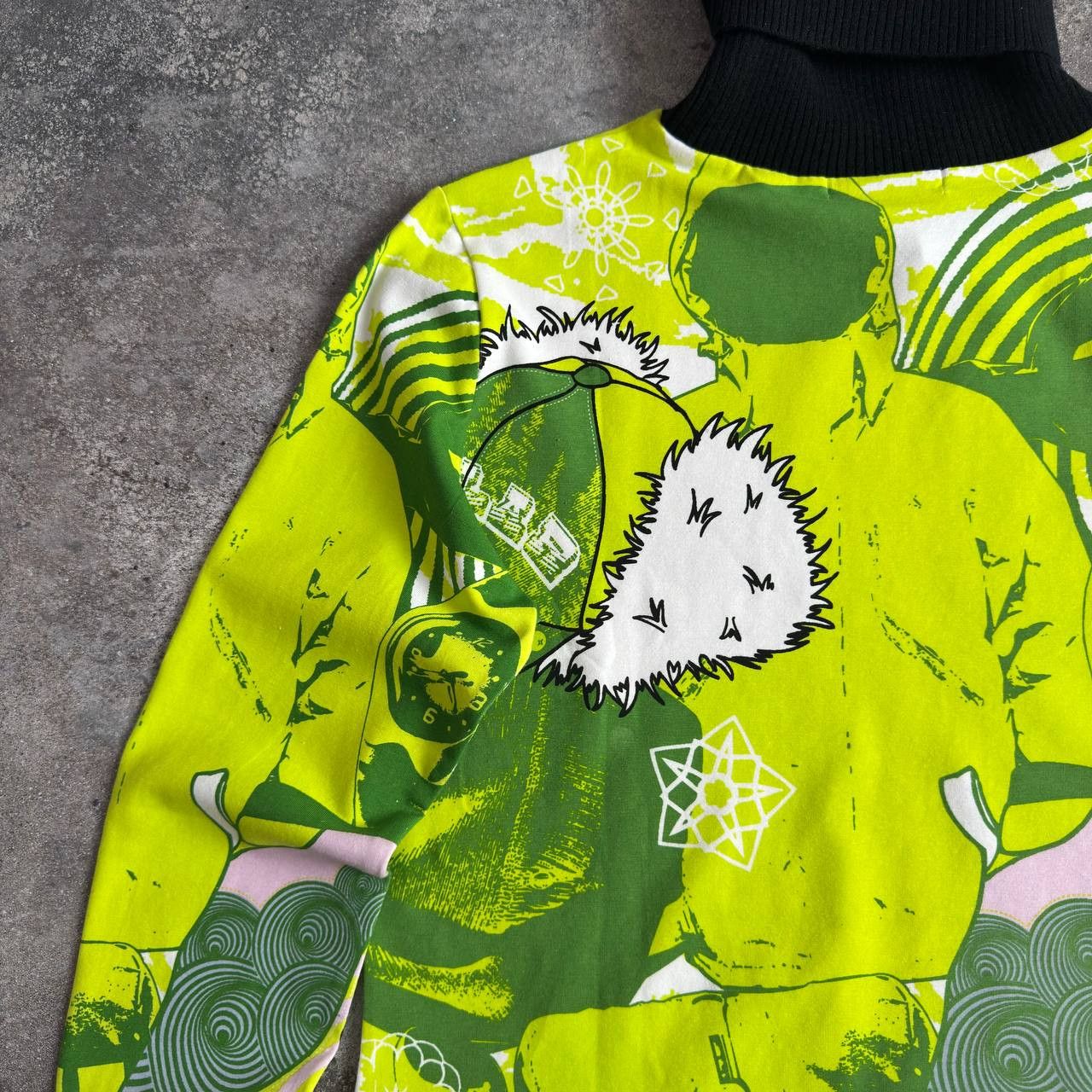 Custo Barcelona × Japanese Brand Custo Barcelona Y2K Vintage Lady Printed Long Sleeve Top Size L / US 10 / IT 46 - 9 Thumbnail