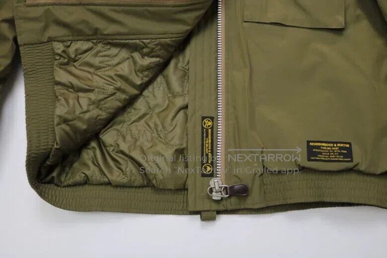 Neighborhood NEIGHBORHOOD X BURTON Faux Fur Collar Jacket. Size US L / EU 52-54 / 3 - 6 Thumbnail