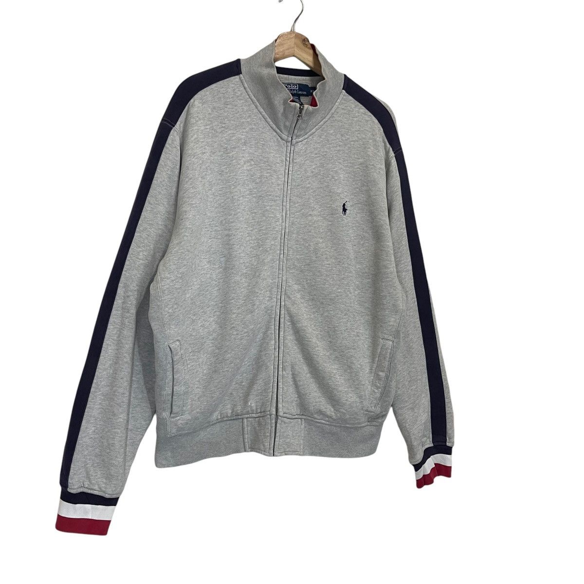 Polo Ralph Lauren Vintage 90s Polo Ralph Lauren Small Logo Zipper Sweater Size US XL / EU 56 / 4 - 2 Thumbnail