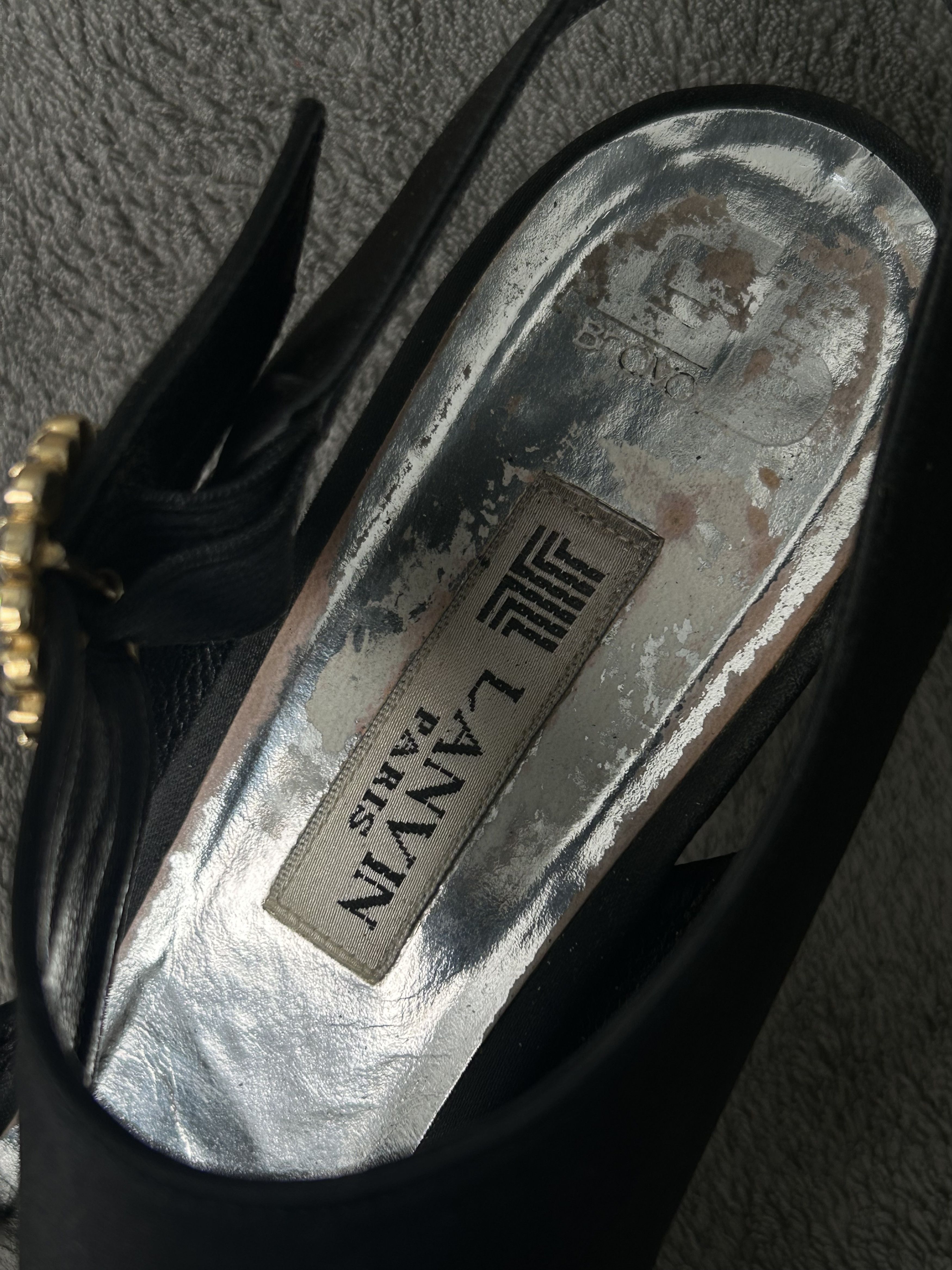 Lanvin Vintage LANVIN Paris Heels Size US 10 / IT 40 - 3 Thumbnail