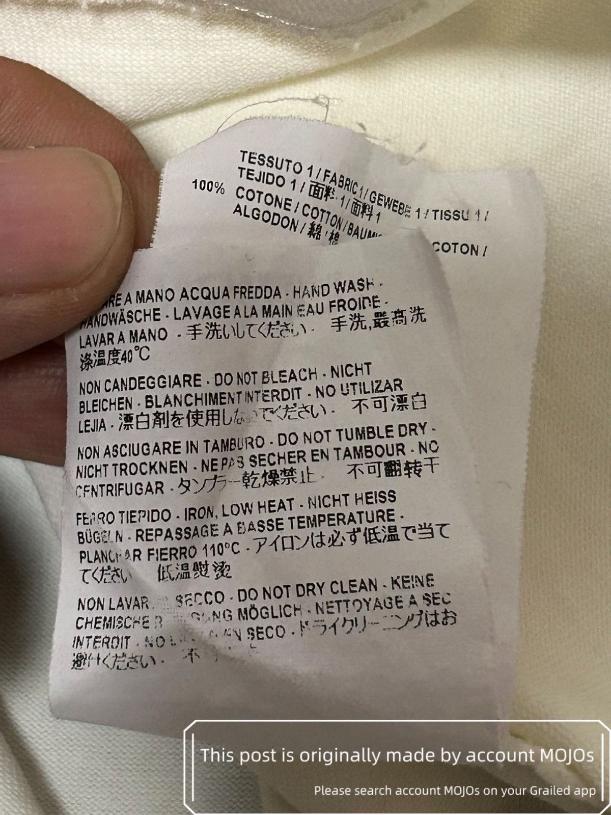 Balenciaga Sz M Balenciaga Unicorn White Tee mojos1135 Size US M / EU 48-50 / 2 - 9 Thumbnail