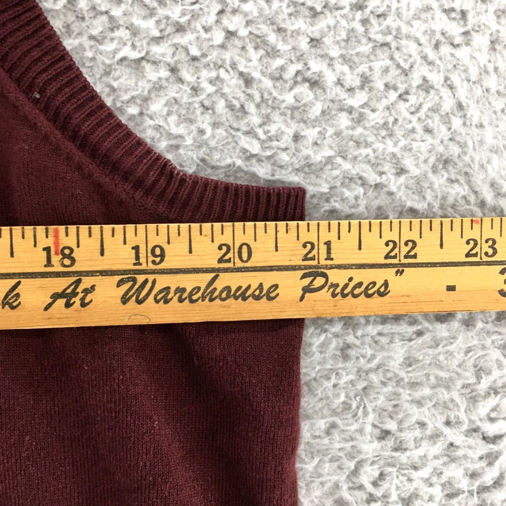 Talbots Talbots Knitted Tank Top Tshirt Womens Petite 1X Burgendy Round Neck Sleeveless Size XL / US 12-14 / IT 48-50 - 3 Thumbnail