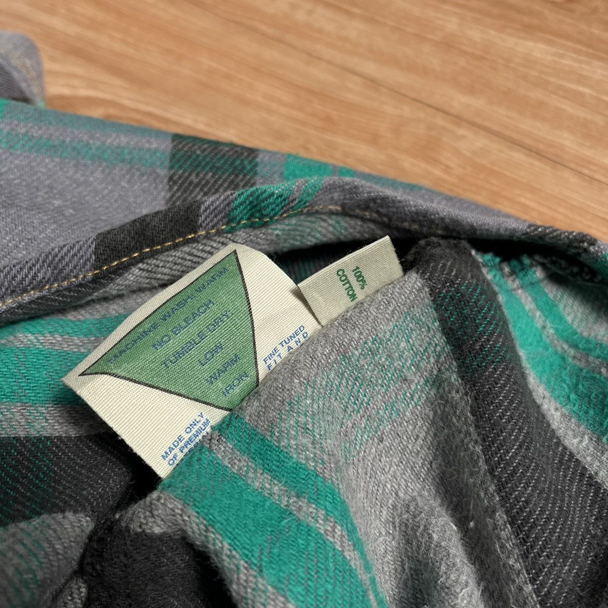 Quiksilver × Vintage 90s Vintage Flanel QUICK SILVER Made IN USA Size US L / EU 52-54 / 3 - 8 Thumbnail
