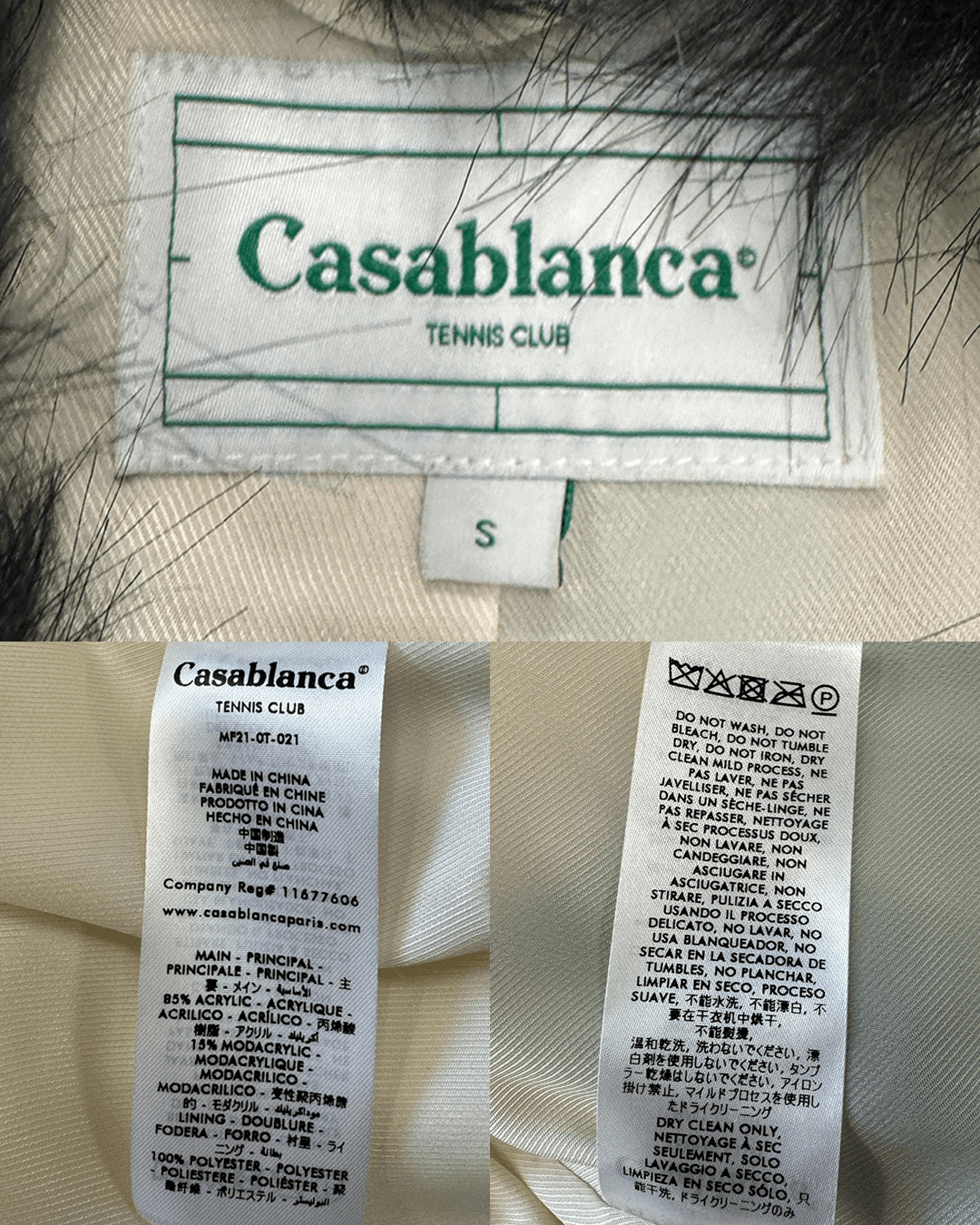 Casablanca Casablanca AW21 Harlequin Faux Fur Coat Size US S / EU 44-46 / 1 - 10 Thumbnail