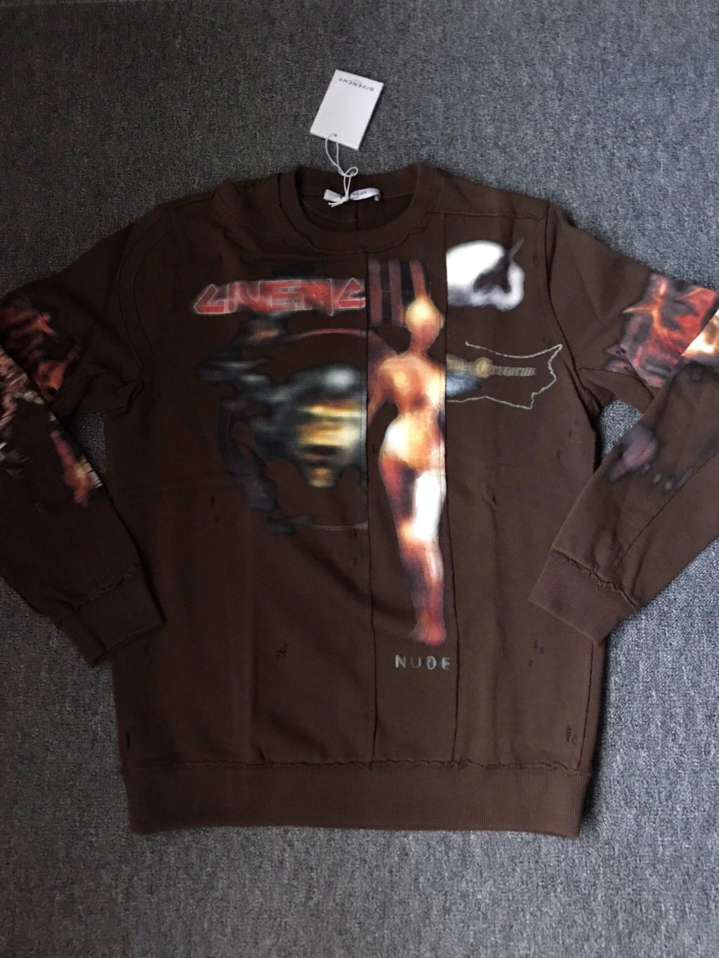 Givenchy Givenchy S (oversized) abstract print sweatshirt Size US S / EU 44-46 / 1 - 3 Thumbnail