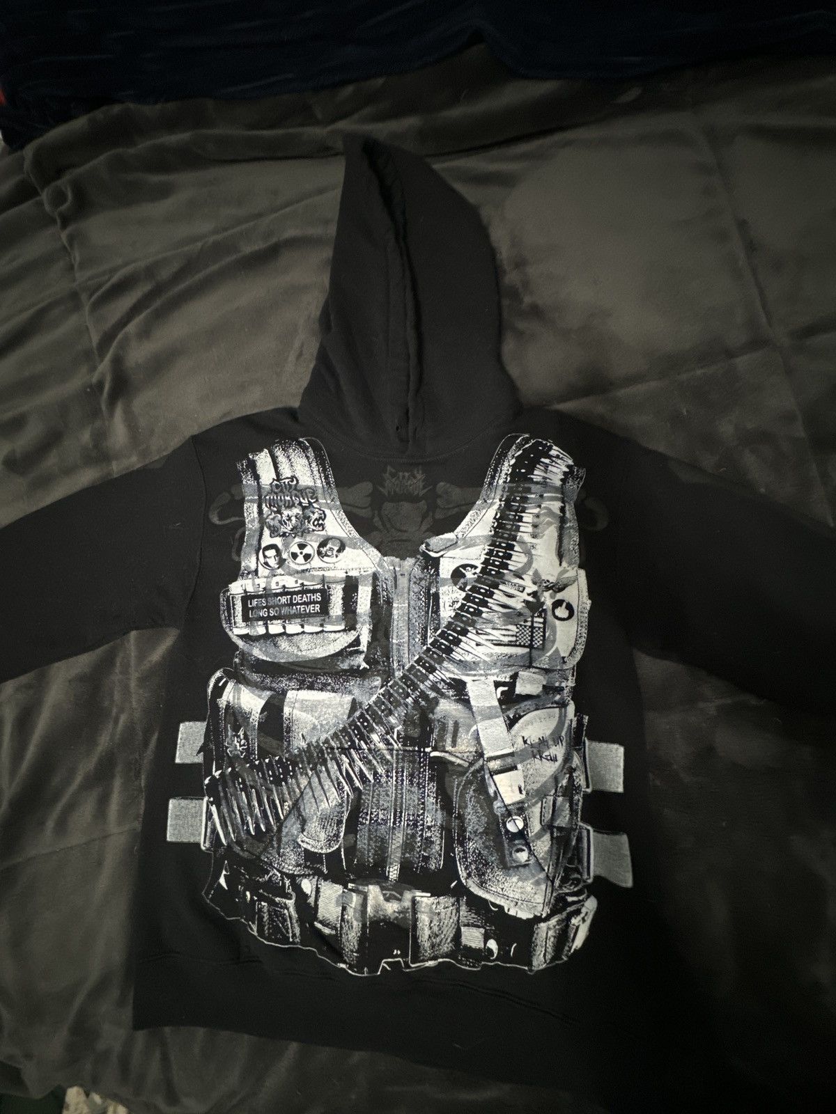 City Morgue city morgue 2023 greyday hoodie(glow in the dark skeleton) Size US S / EU 44-46 / 1 - 1 Thumbnail