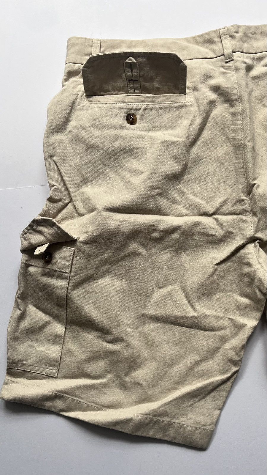 Loro Piana Loro Piana Beige Cotton Mens Shorts Size US 44 / EU 60 - 5 Thumbnail