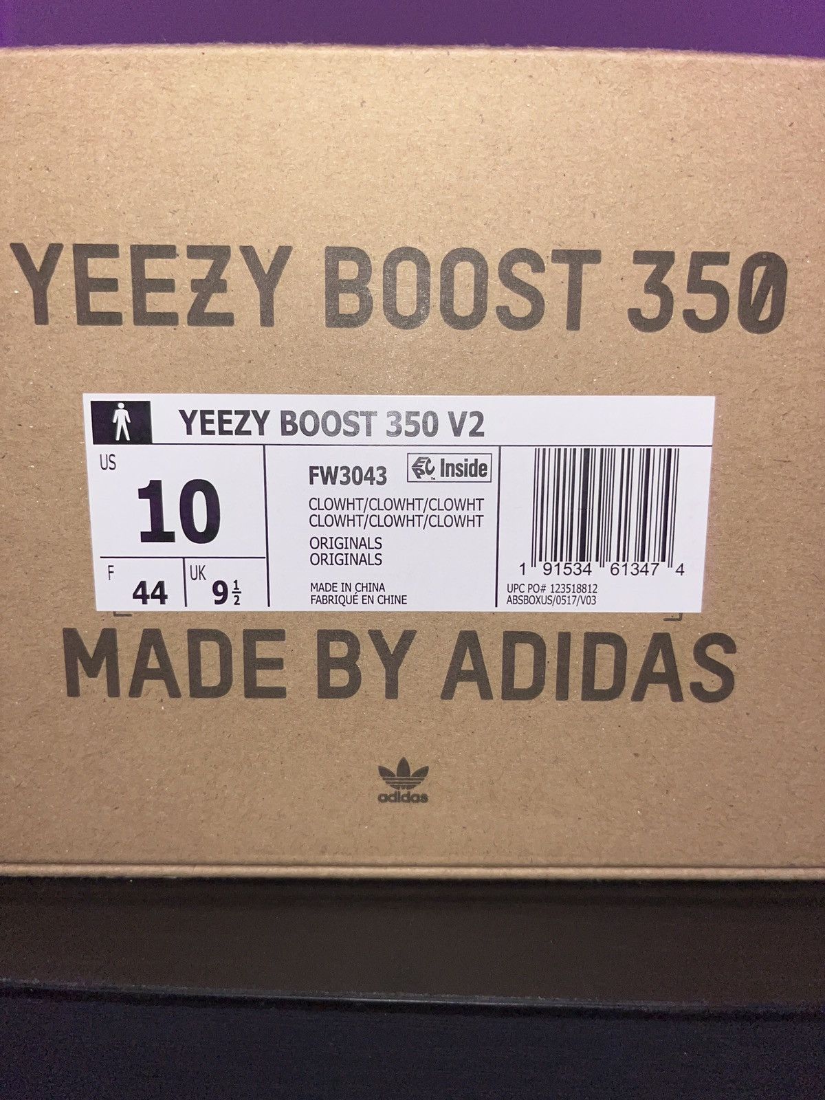 Adidas × Yeezy Yeezy Boost 350 V2 ‘Cloud White’ Size US 10 / EU 43 - 16 Thumbnail