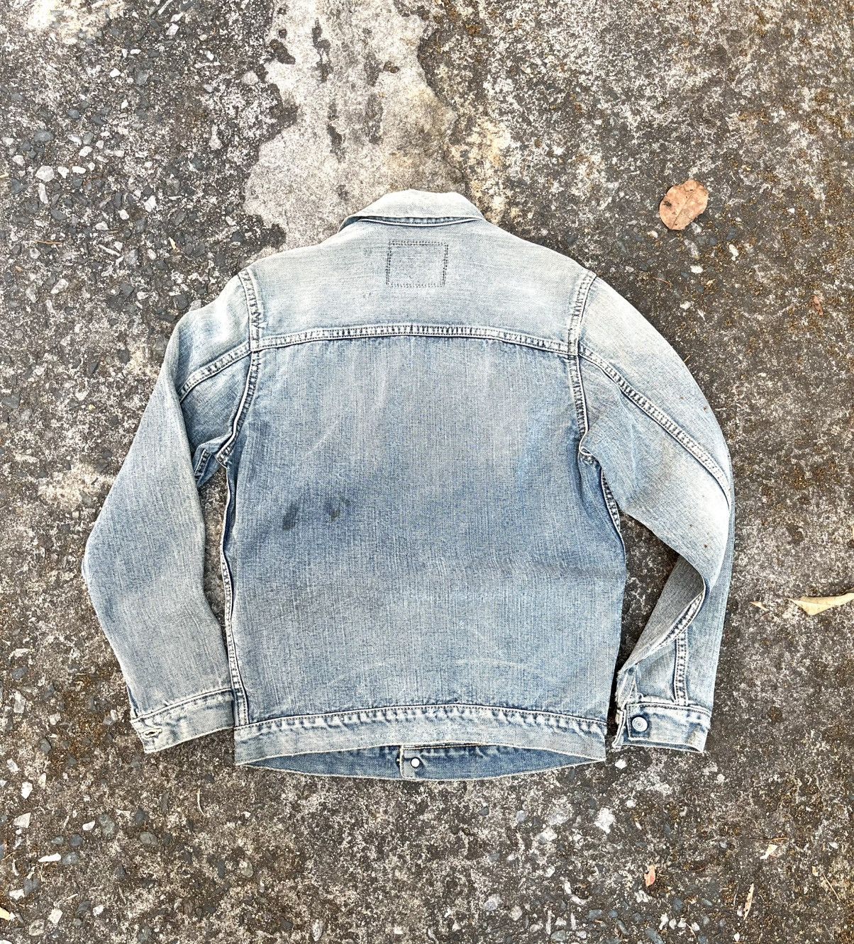 Japanese Brand × Vintage PERFECT!! FADED DISTRESSED VTG. DENIM JACKET JAPAN BRAND Size US M / EU 48-50 / 2 - 7 Thumbnail