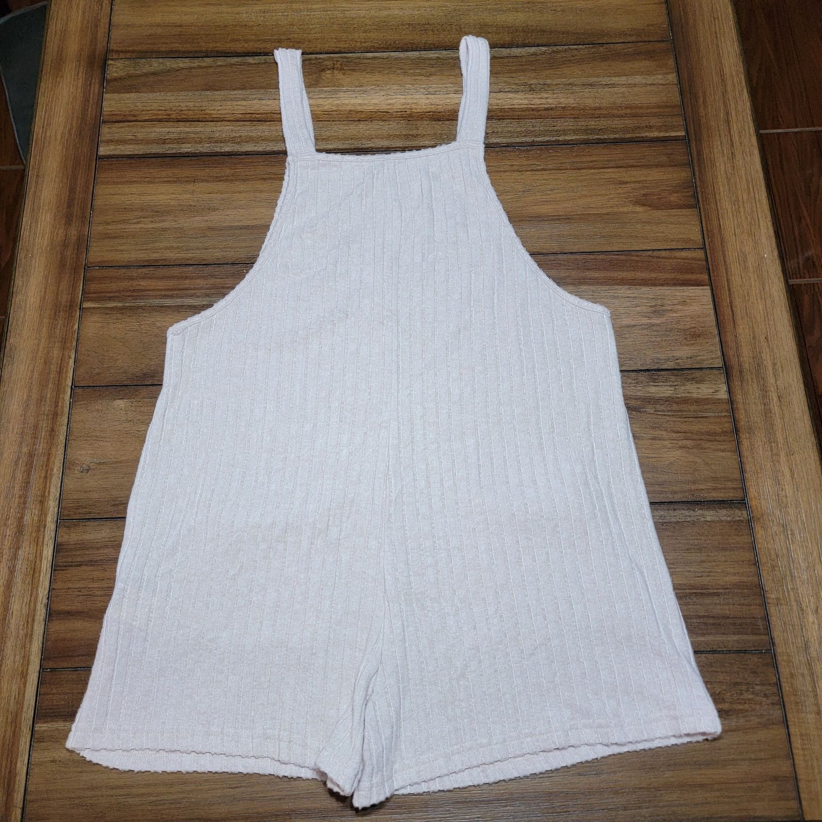 Shein Shein Cream Corduroy Shortalls - Size Large Size 40" / US 18 - 3 Thumbnail