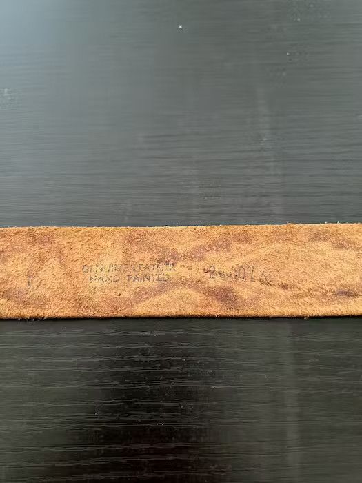 Lee Vintage Lee American Native Navajo Leather Buckle Belts Size ONE SIZE - 5 Thumbnail