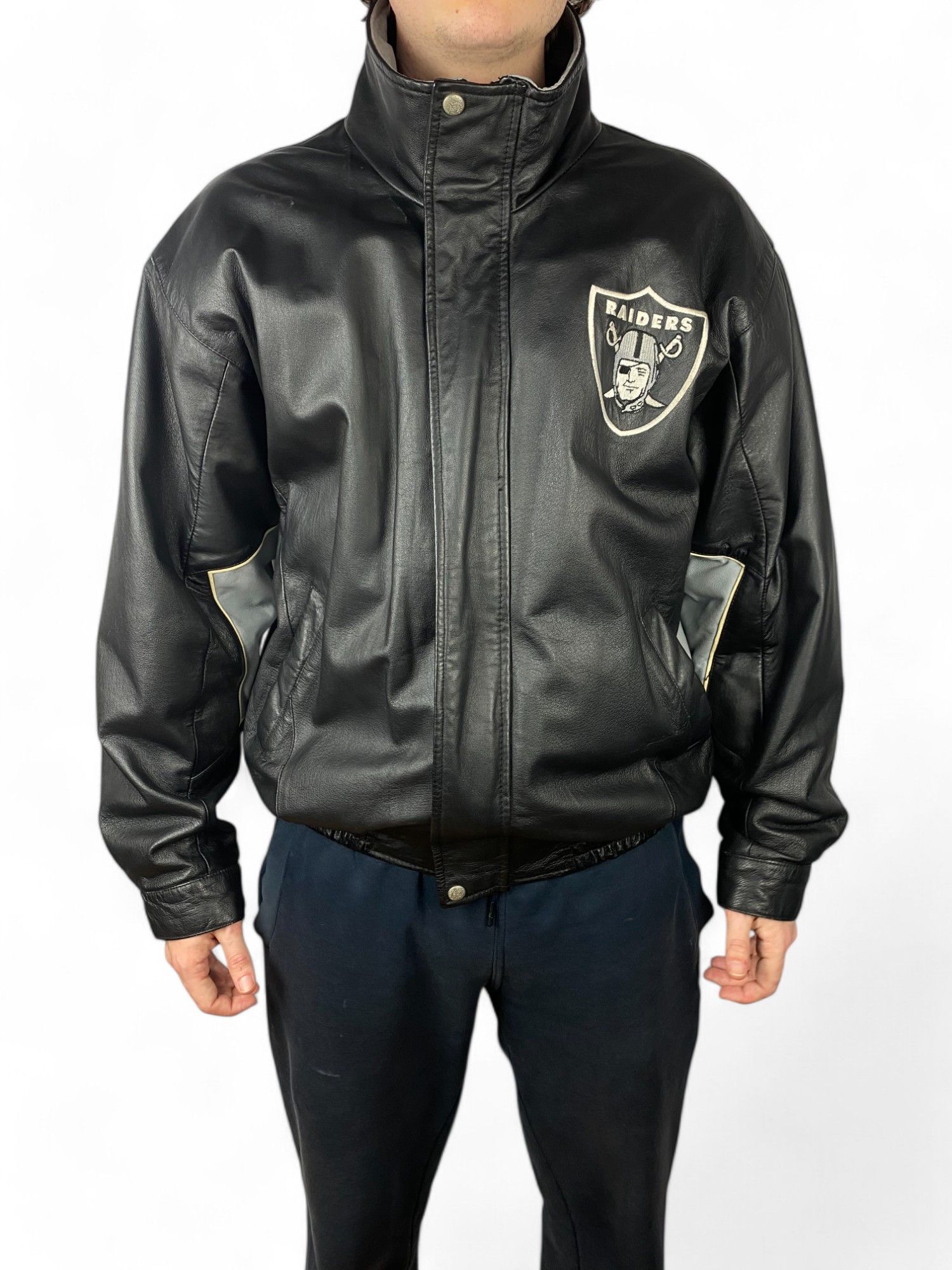 Jeff Hamilton × NFL × Reebok leather jacket reebok Jeff Hamilton vintage oakland raiders Size US L / EU 52-54 / 3 - 4 Thumbnail