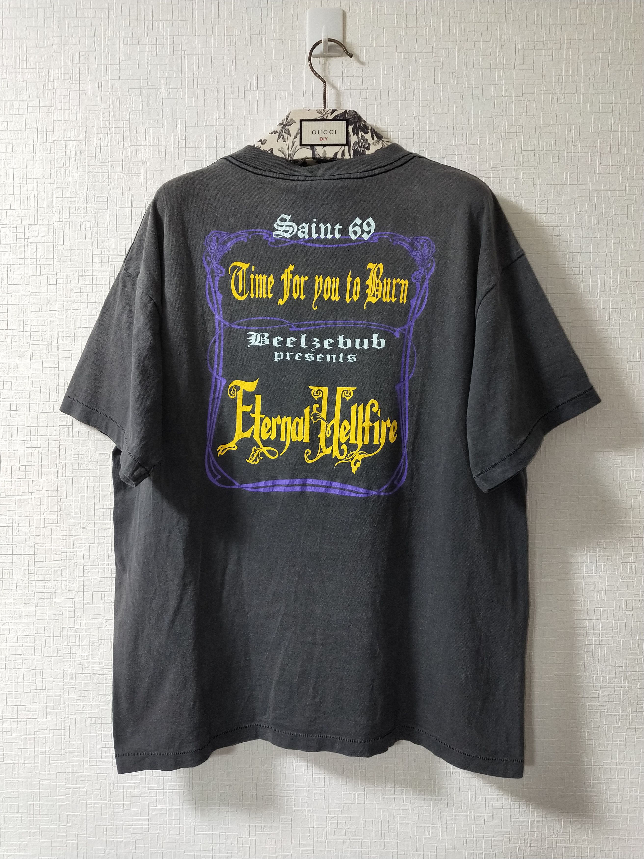 Saint Michael Devil Hand Tee Size US M / EU 48-50 / 2 - 2 Thumbnail