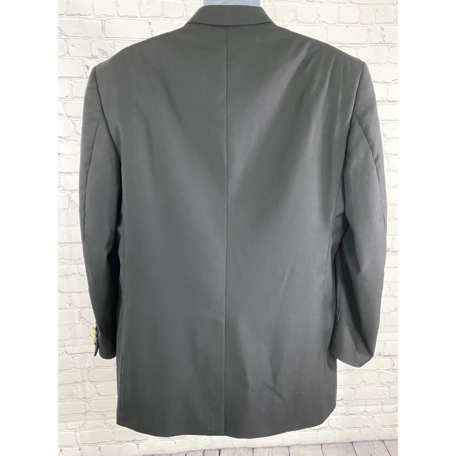 Jos. A. Bank Jos. A. Bank Black Wool Two Button 2B Signature Collection Blazer Jacket 43R Size 46R - 2 Thumbnail