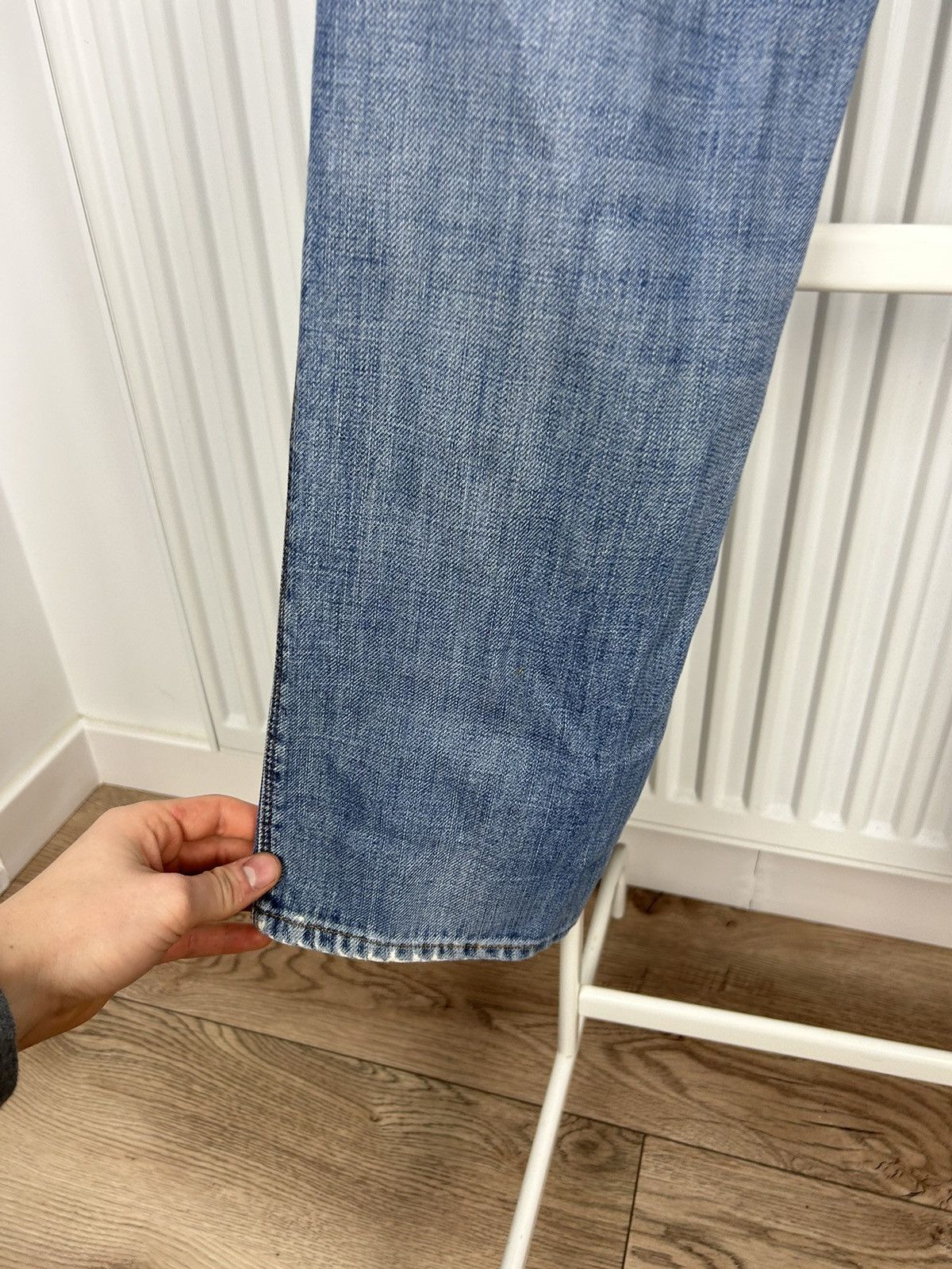 Acne Studios × Vintage Vintage Acne Studios Light Blue Denim Hype Distressed Jeans Size US 30 / EU 46 - 12 Thumbnail