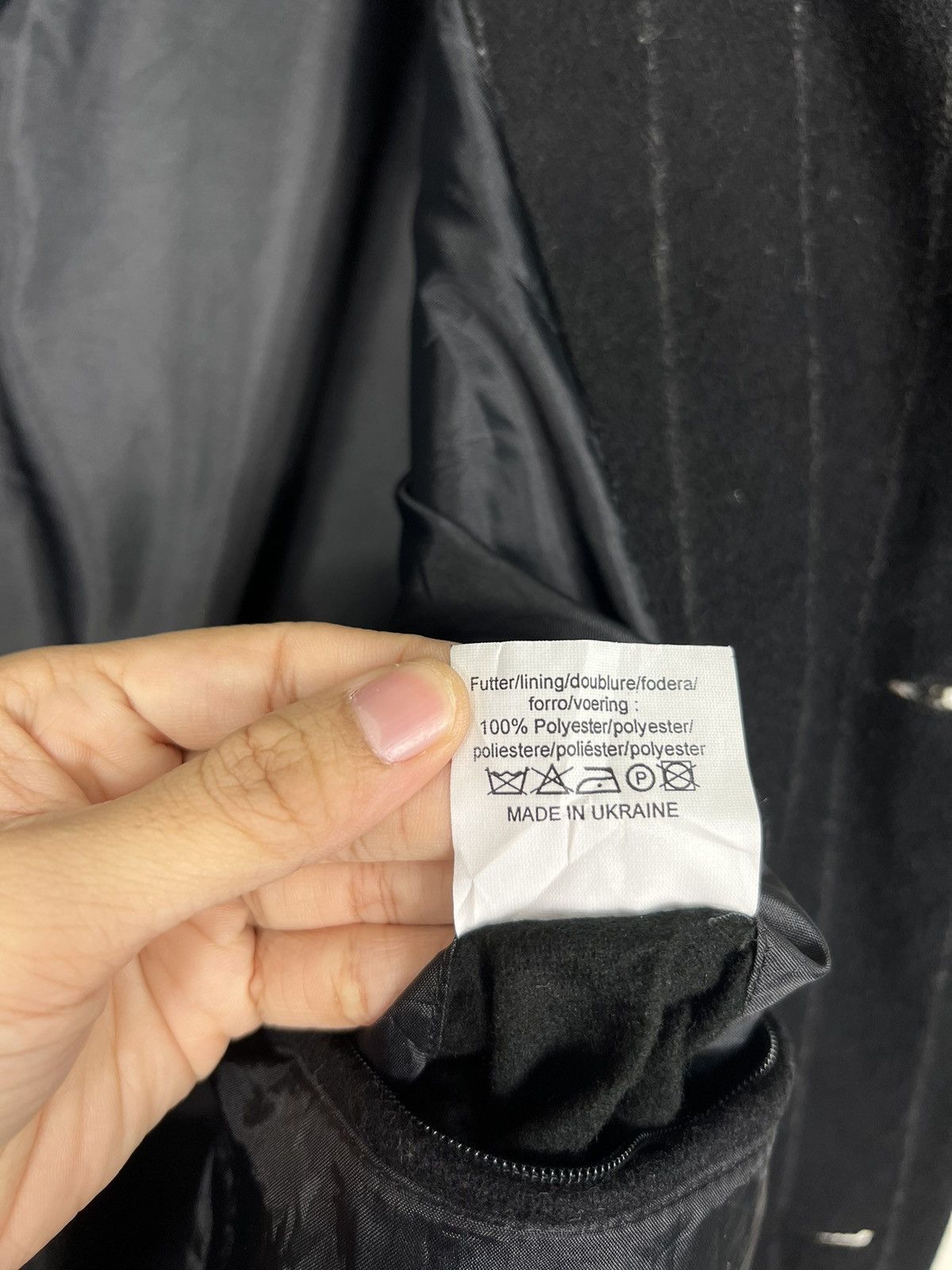 🔥 S.OLIVER MEN WOOL STRIPE COAT MADE IN UKRAINE