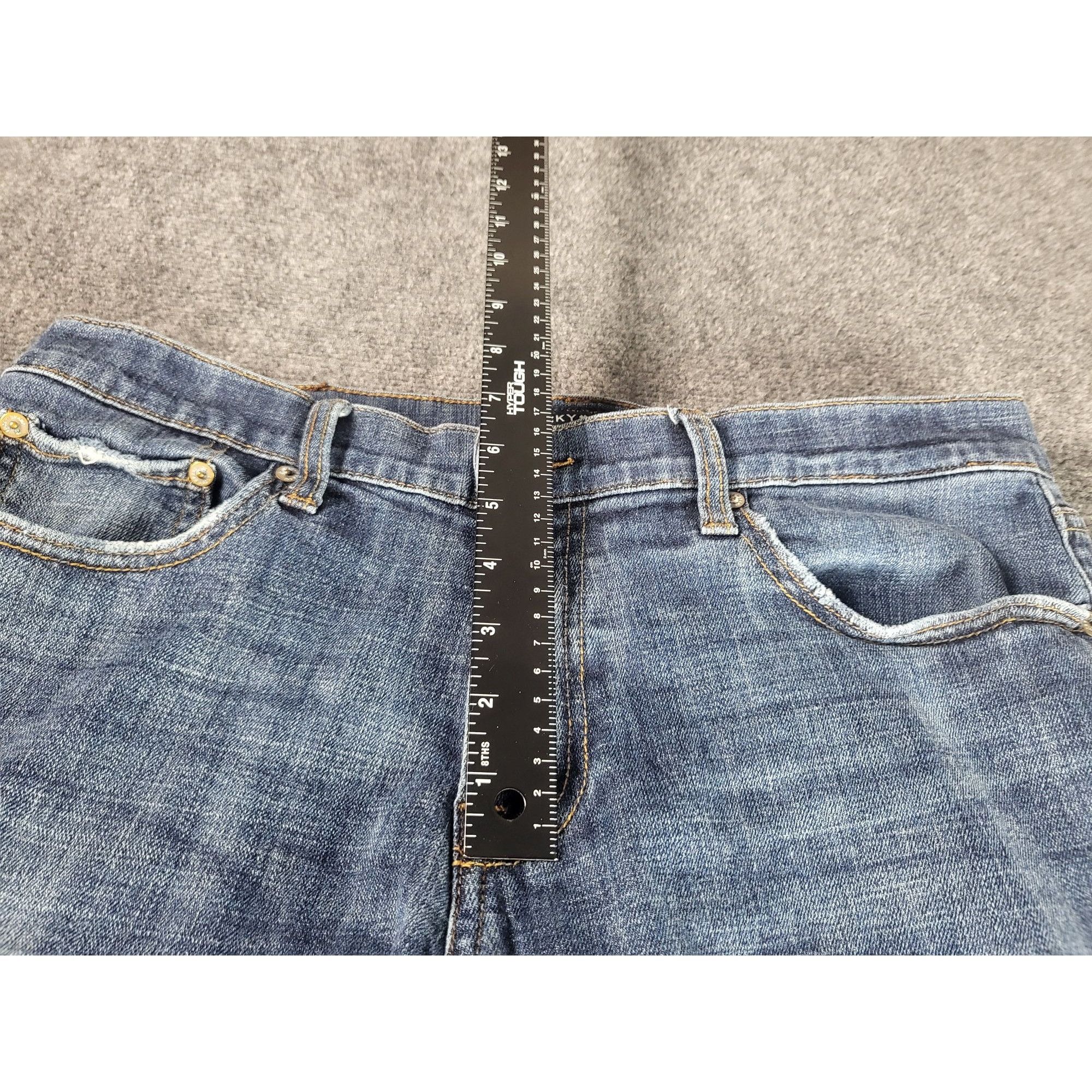 Lucky Brand Lucky Brand 221 Straight Jeans Men Sz 34/30 Blue Denim Durab Size US 34 / EU 50 - 3 Thumbnail